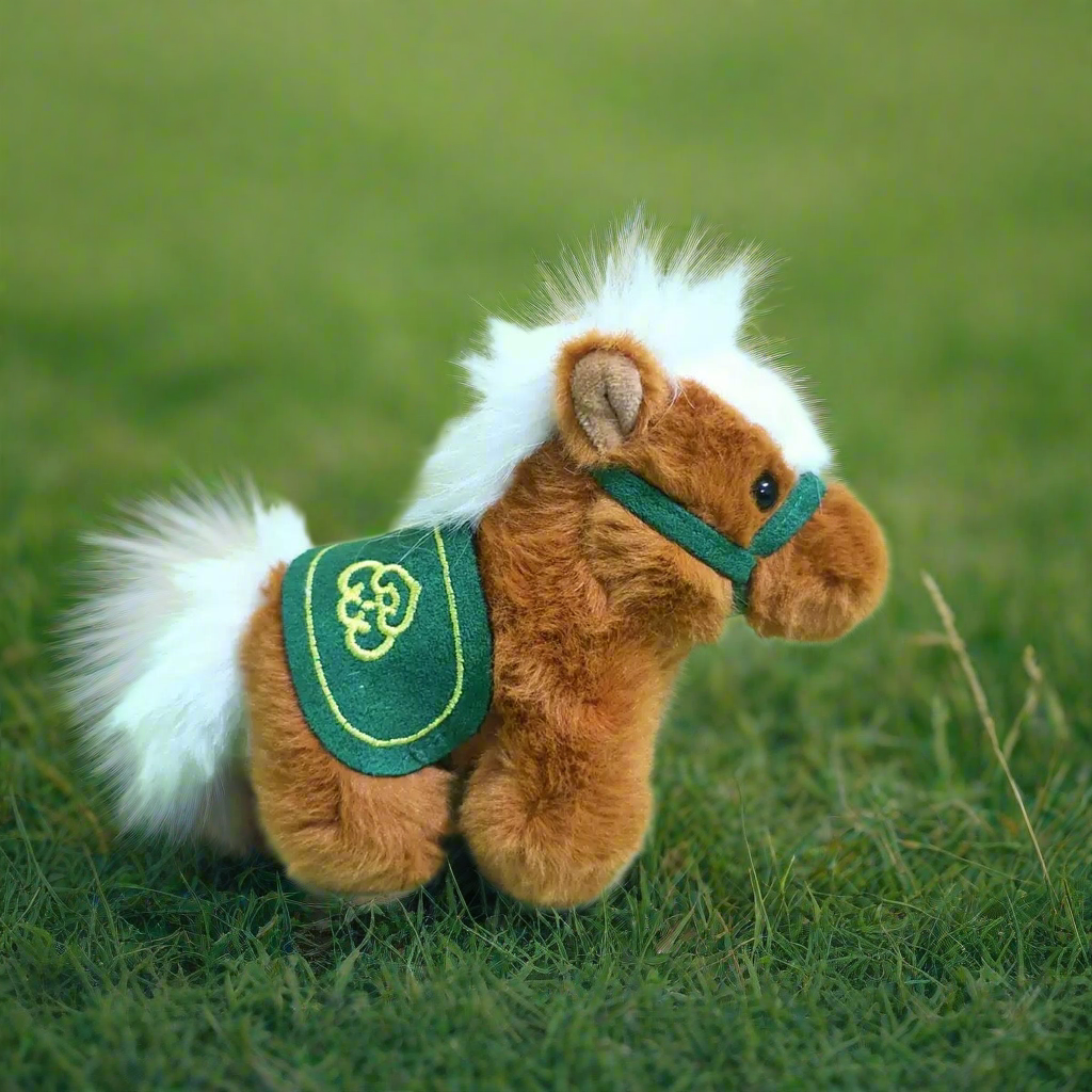 Horse Saddle Plush Keyring