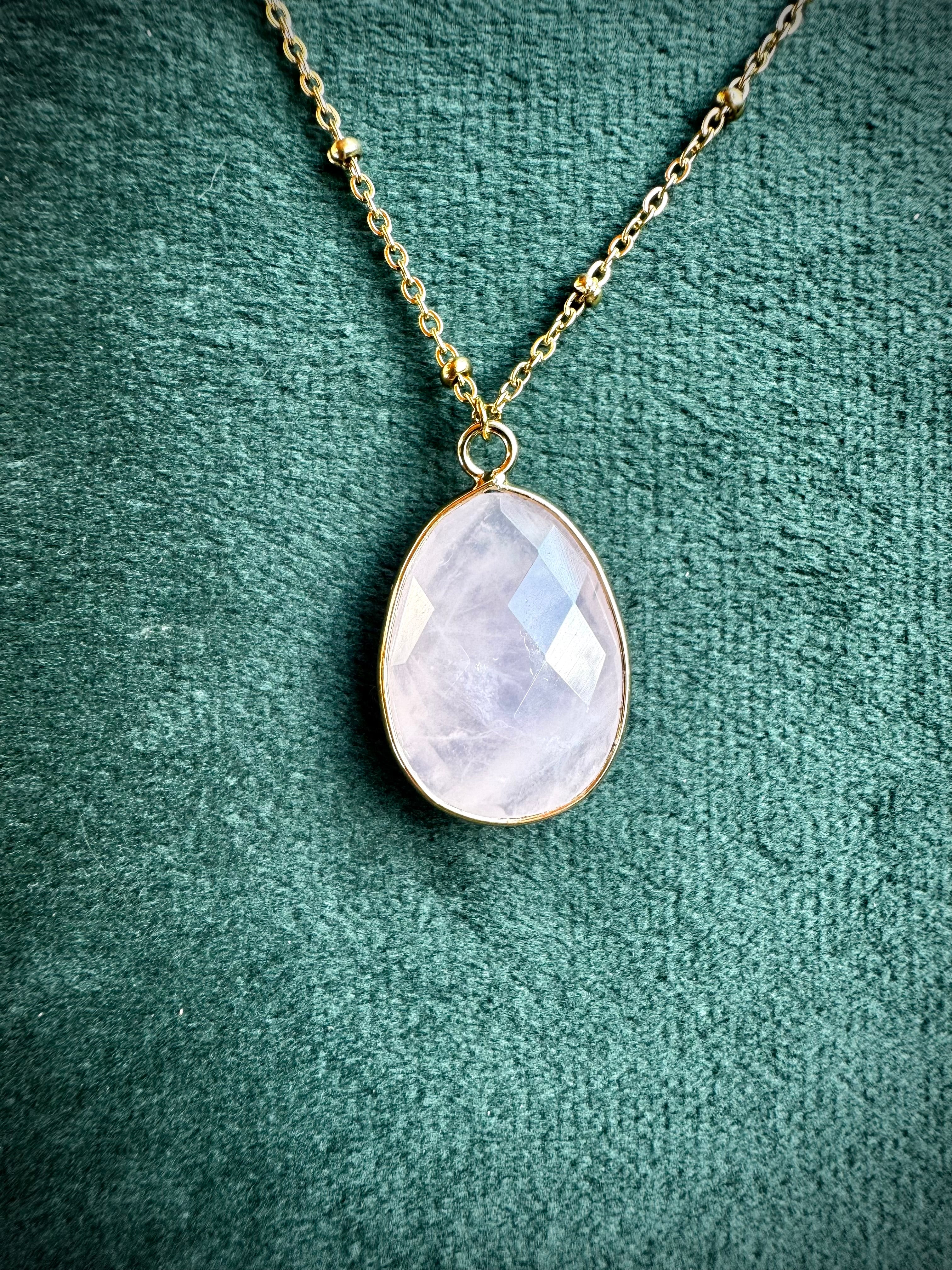 Boho crystal pendants