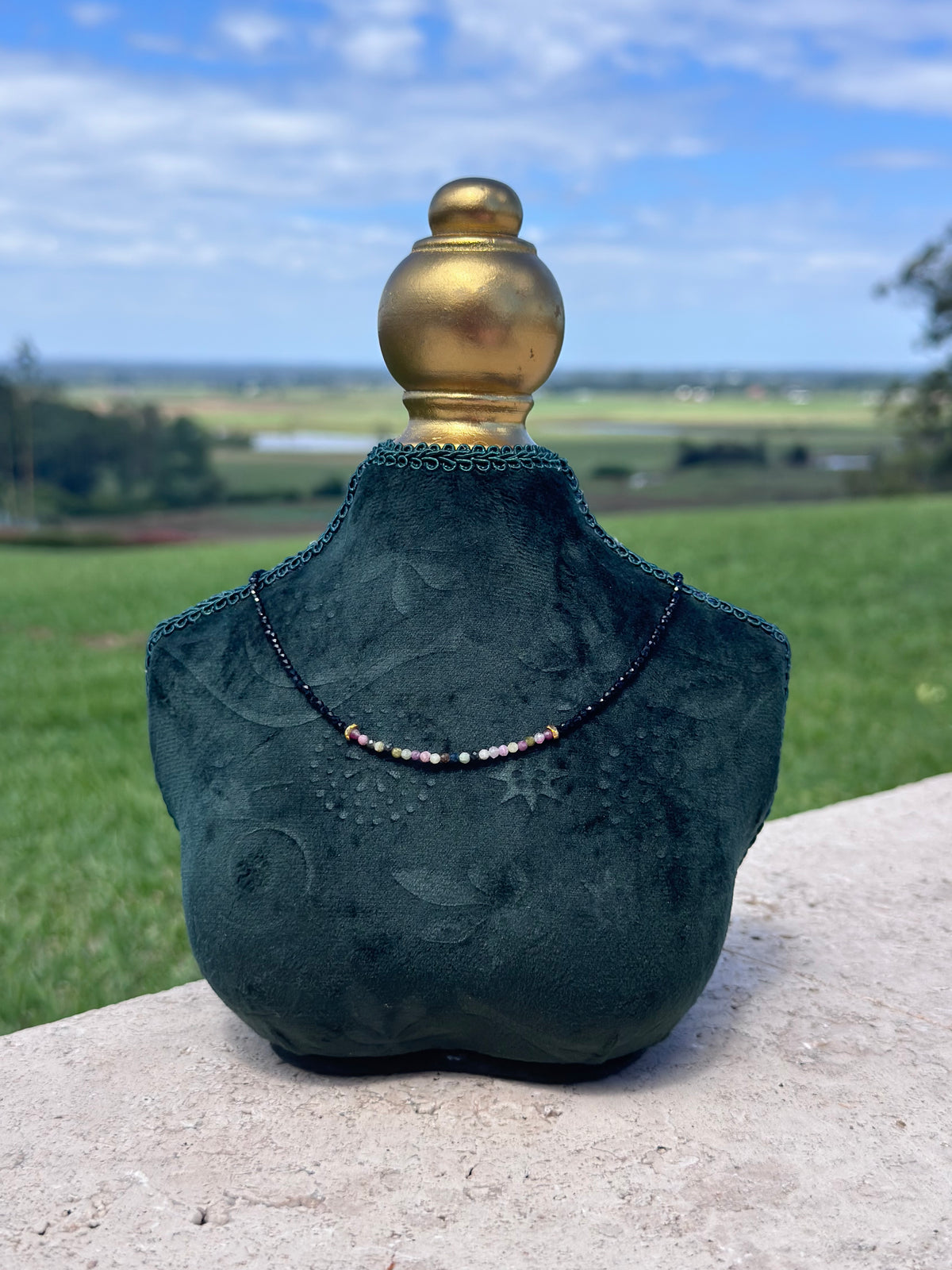 Onyx x Tourmaline Necklace
