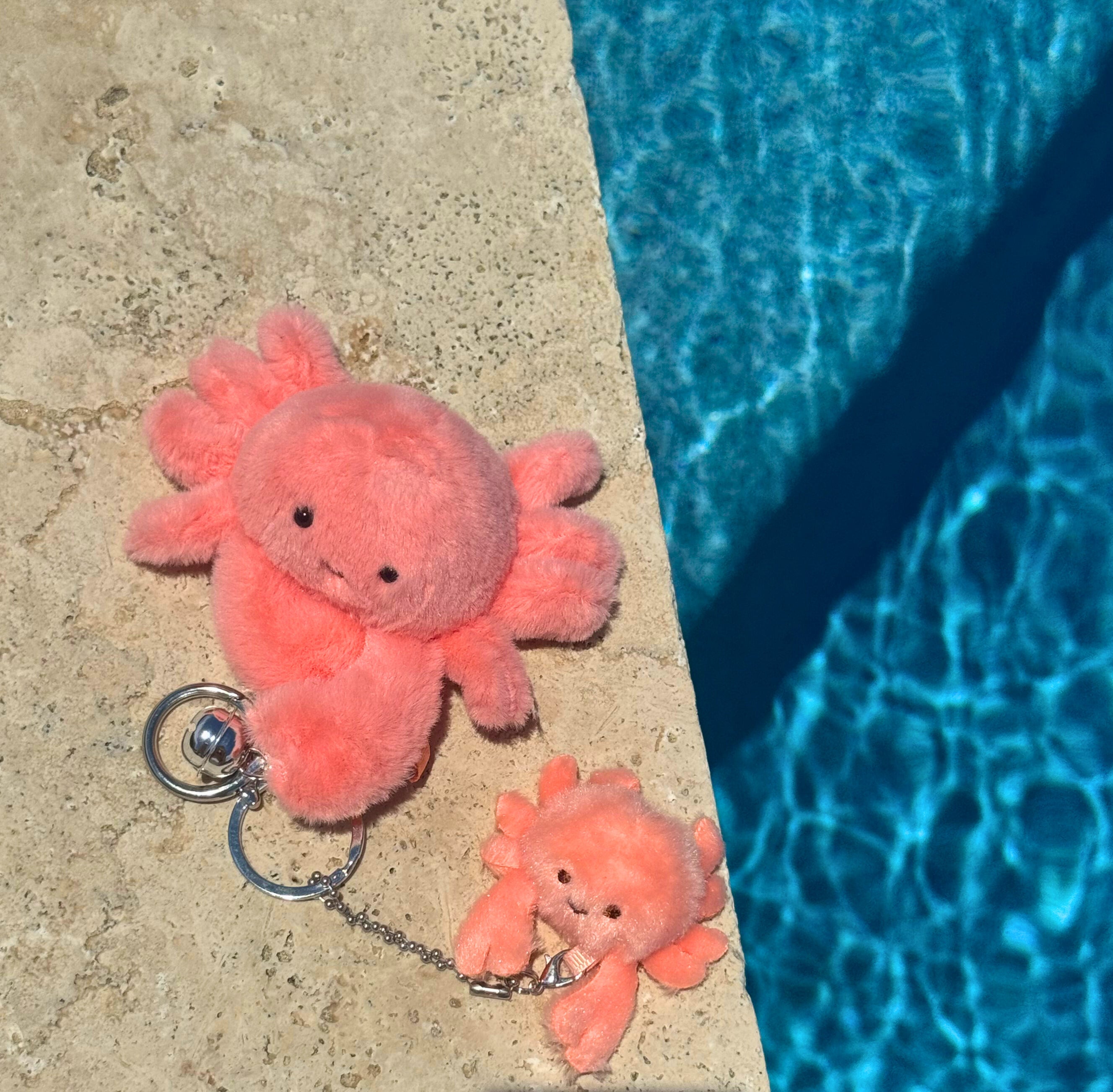 Crab & Baby Keychain