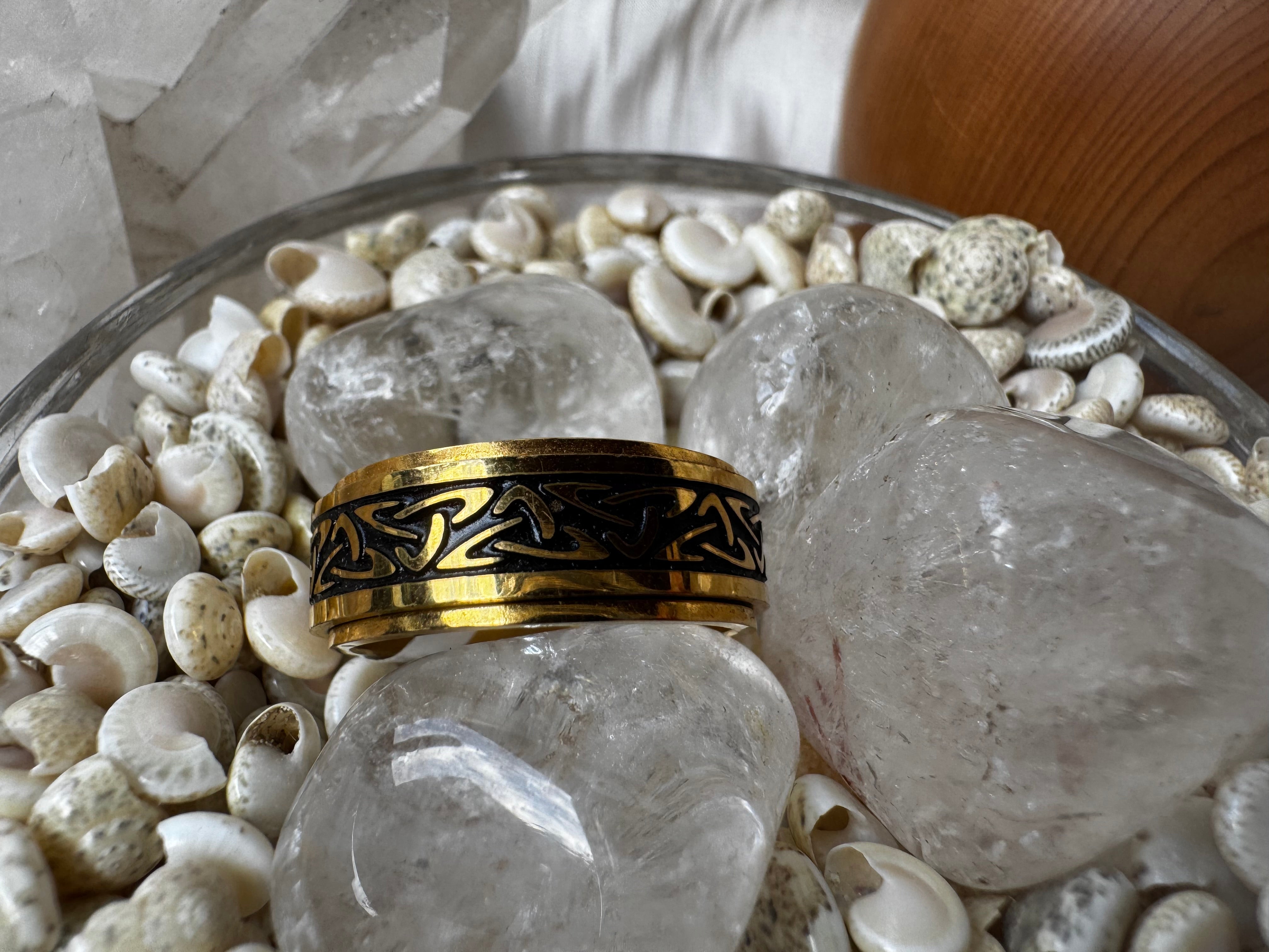 Viking fidget ring