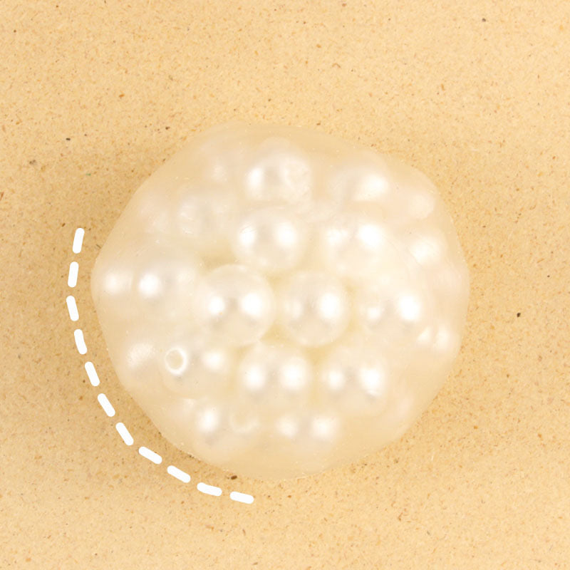 Squishy sticky toy crunchy pearl ball