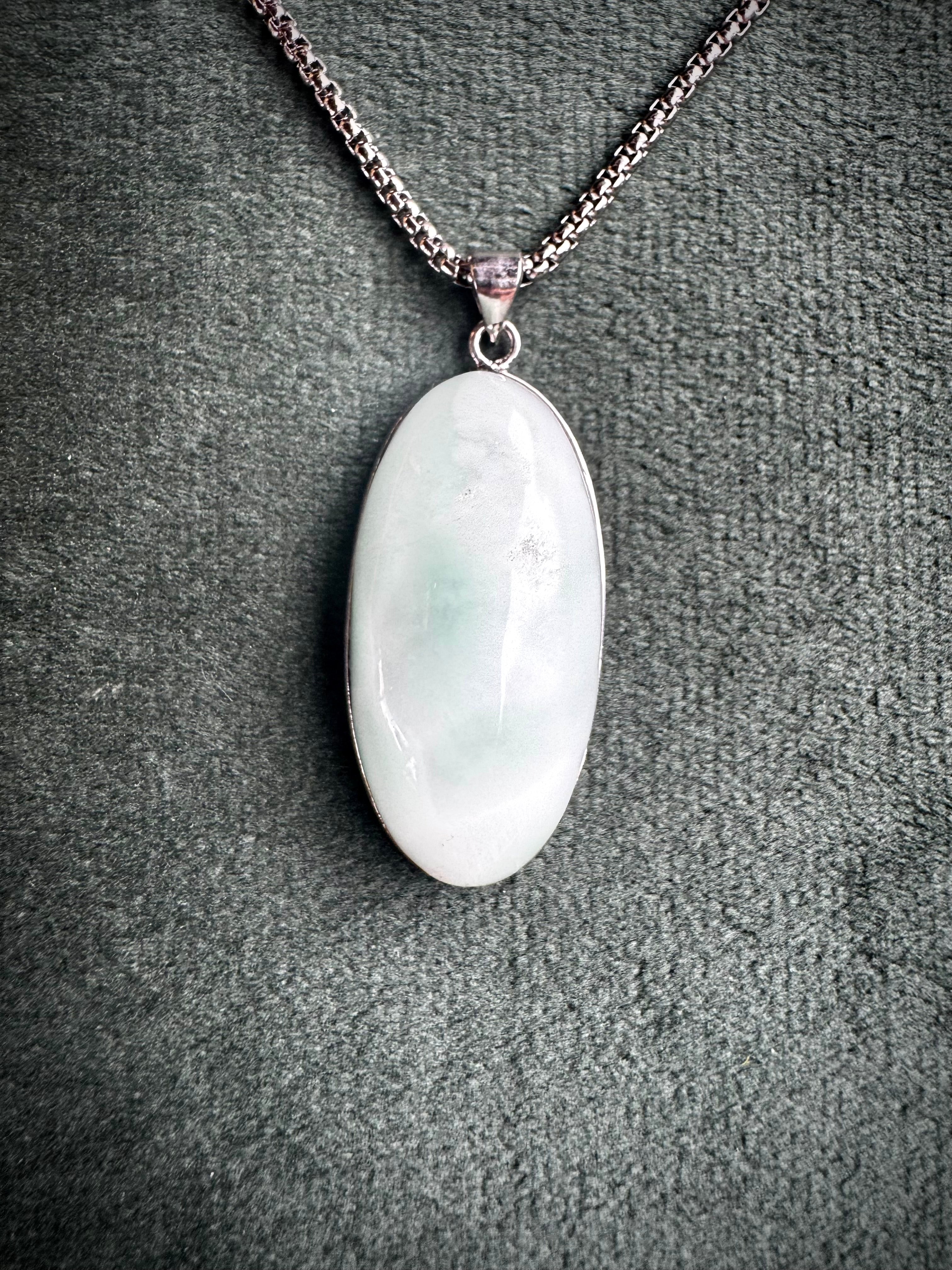 S925 Green Larimar Pendant