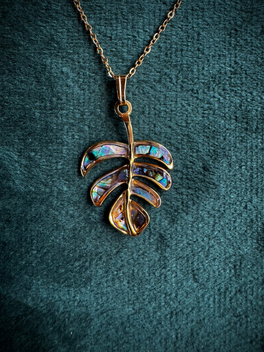 Abalone Monstera Leaf