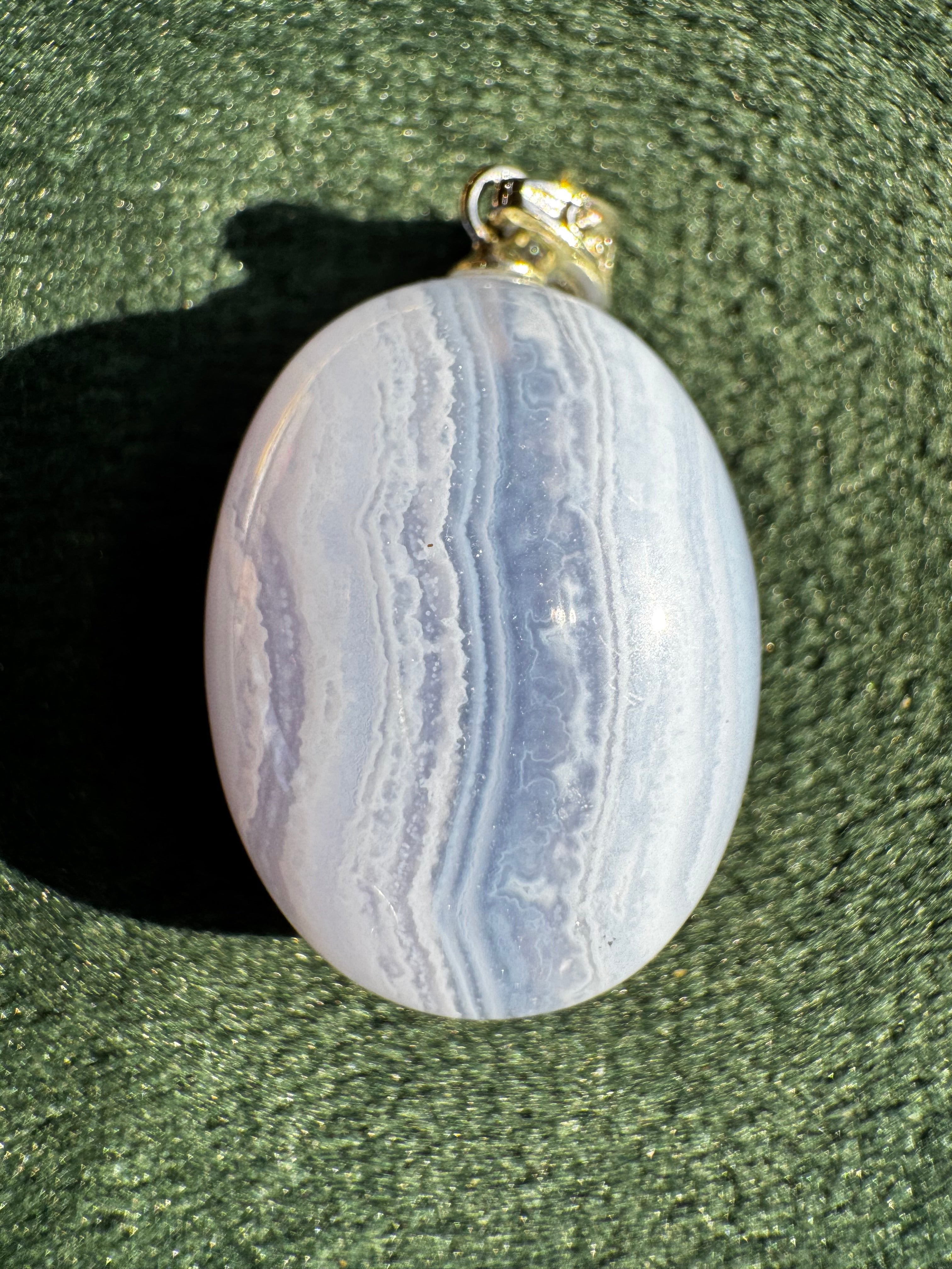 Blue Lace Agate Oval