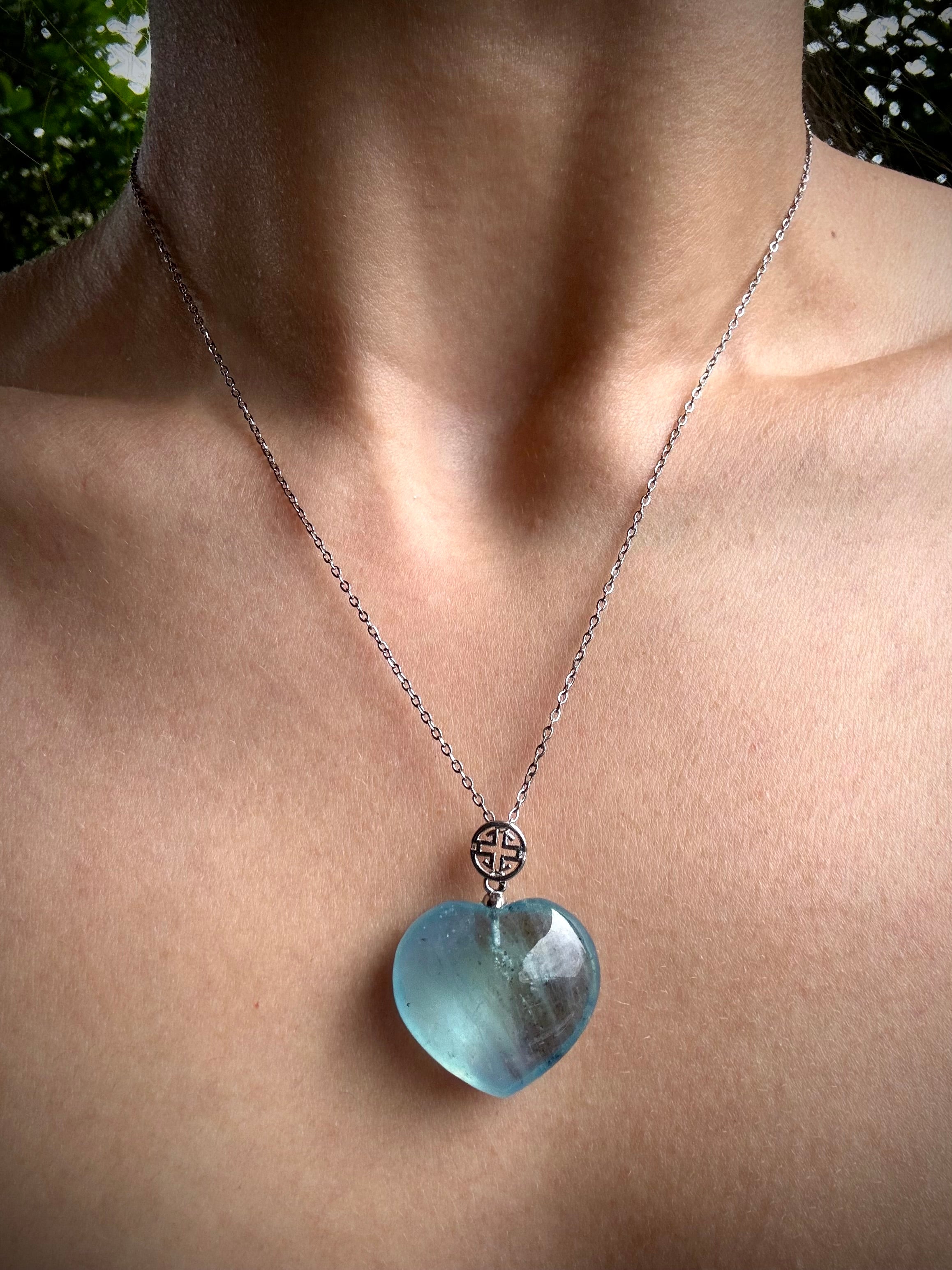 A Grade Aquamarine Hearts