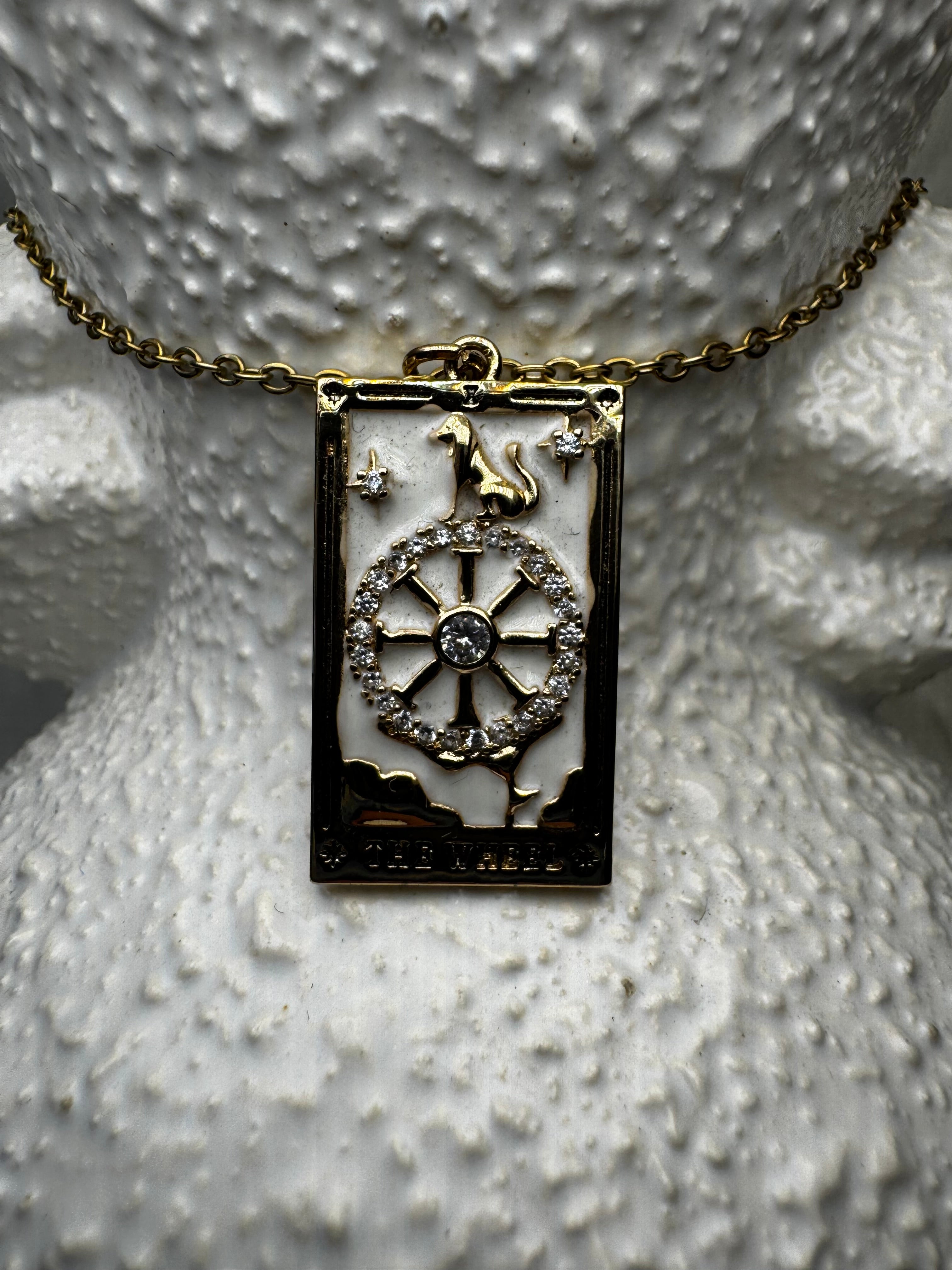 The Wheel Tarot Necklace