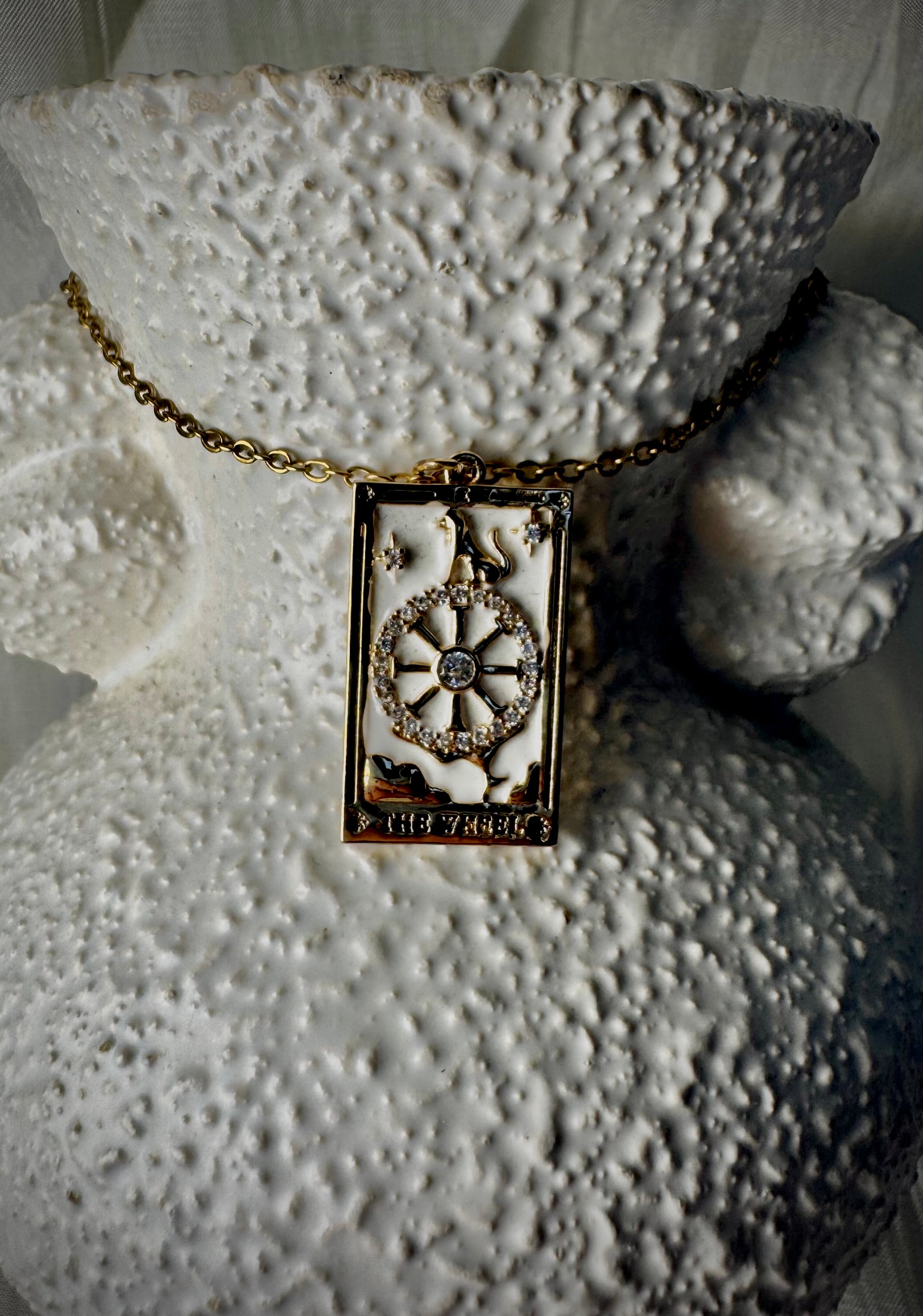 The Wheel Tarot Necklace