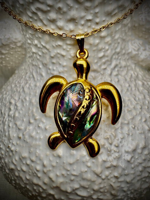 Abalone Turtle Pendants
