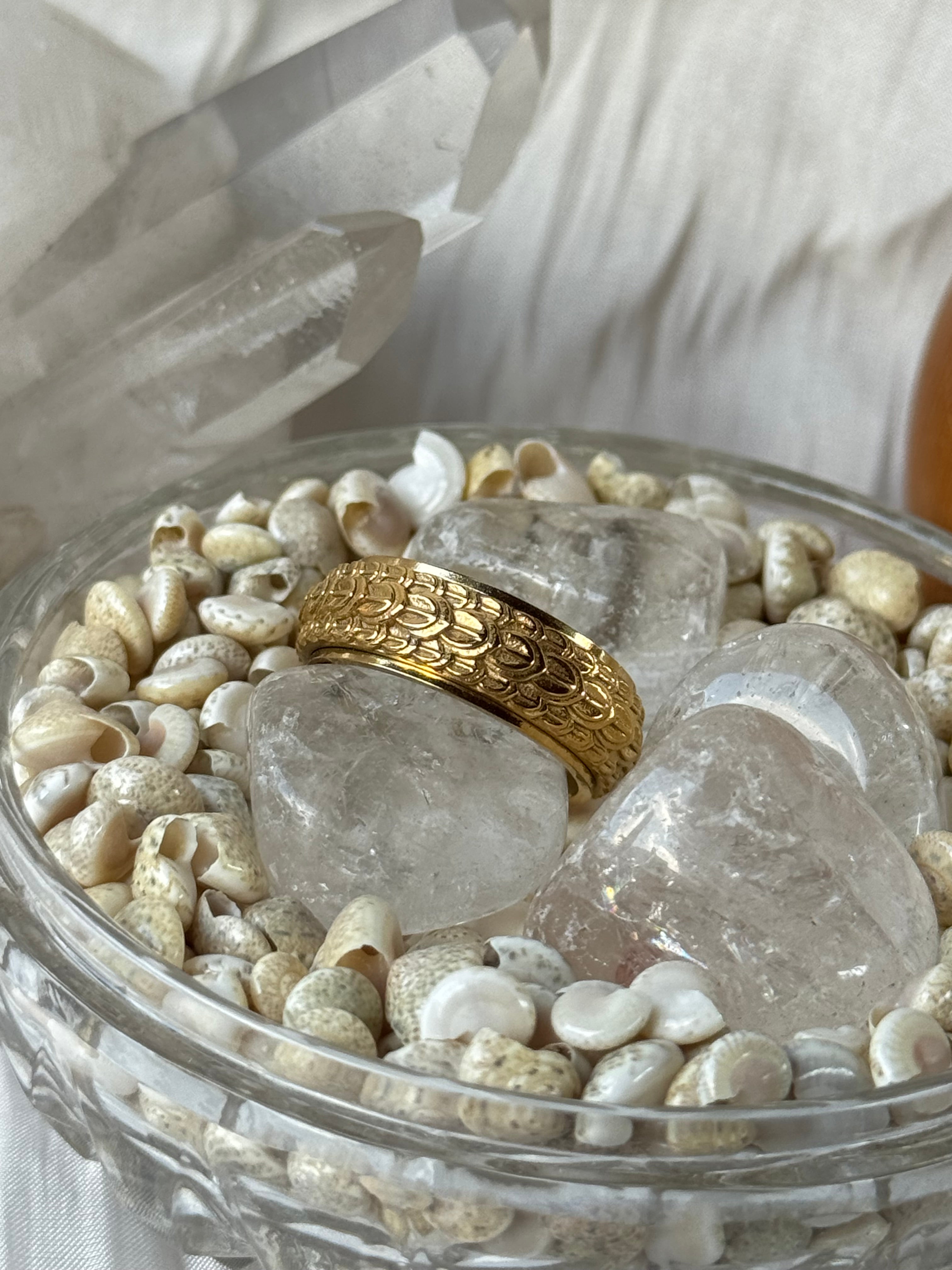 Dragon Scales Fidget Ring