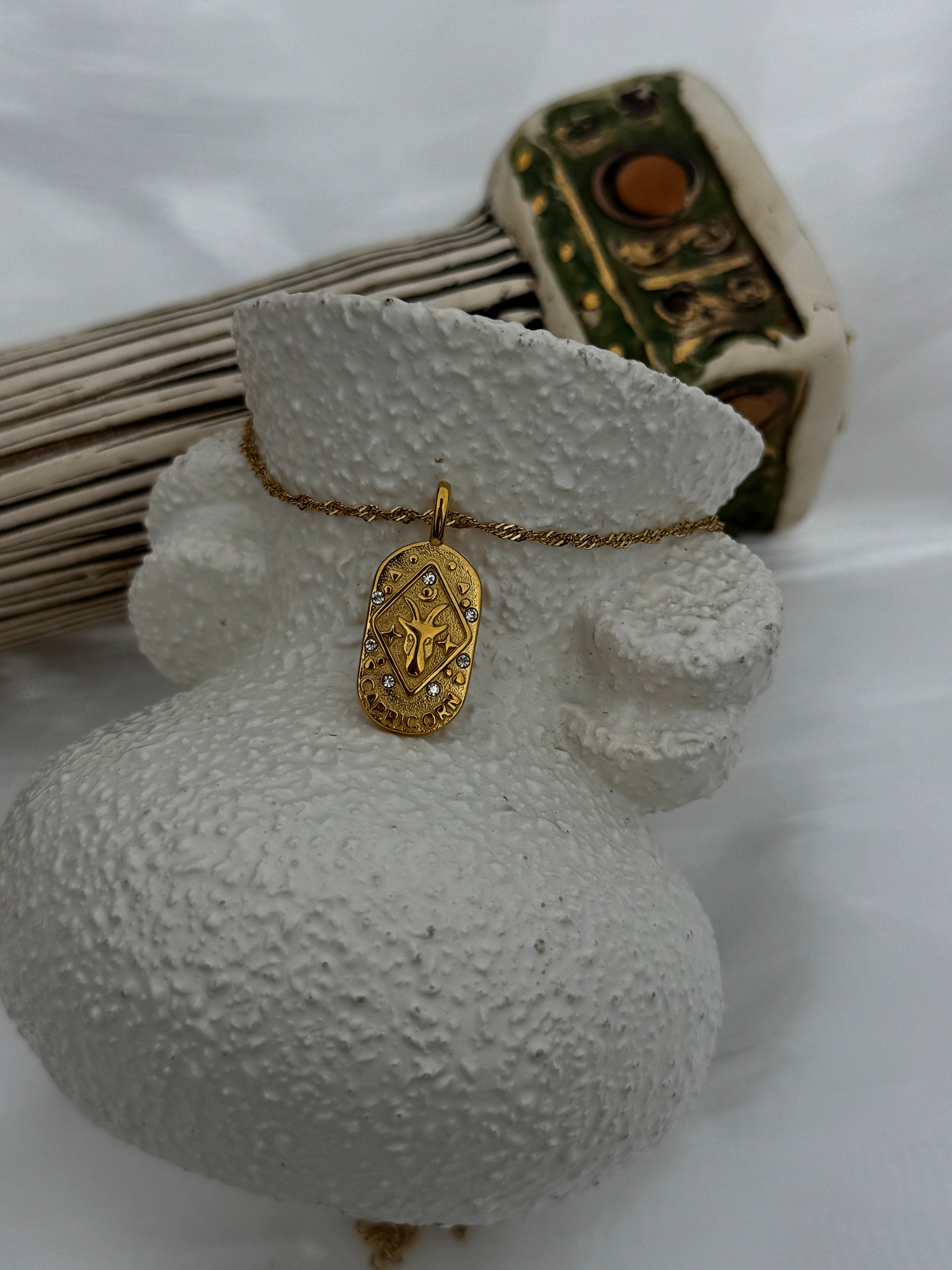 Zodiac Oval Necklaces