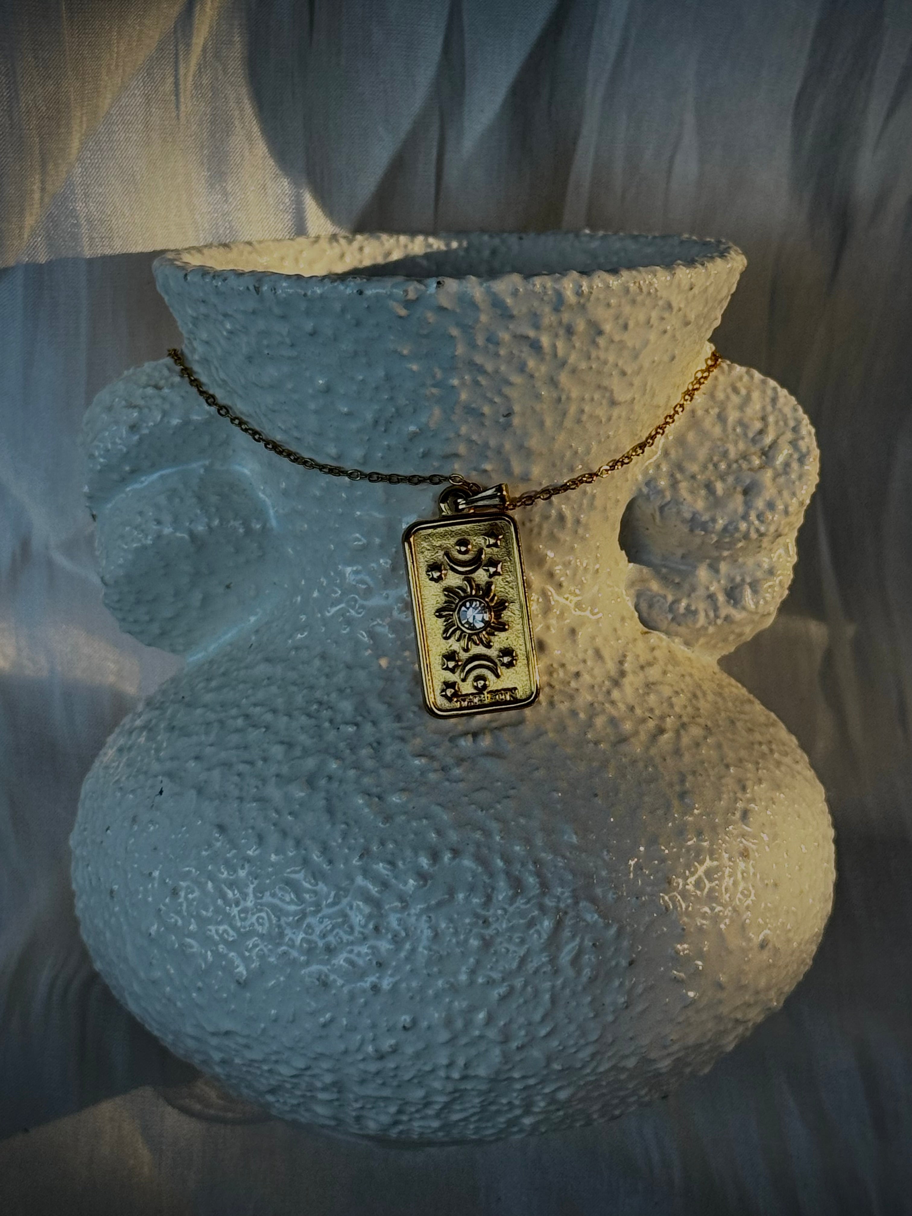 The Sun Tarot Pendant