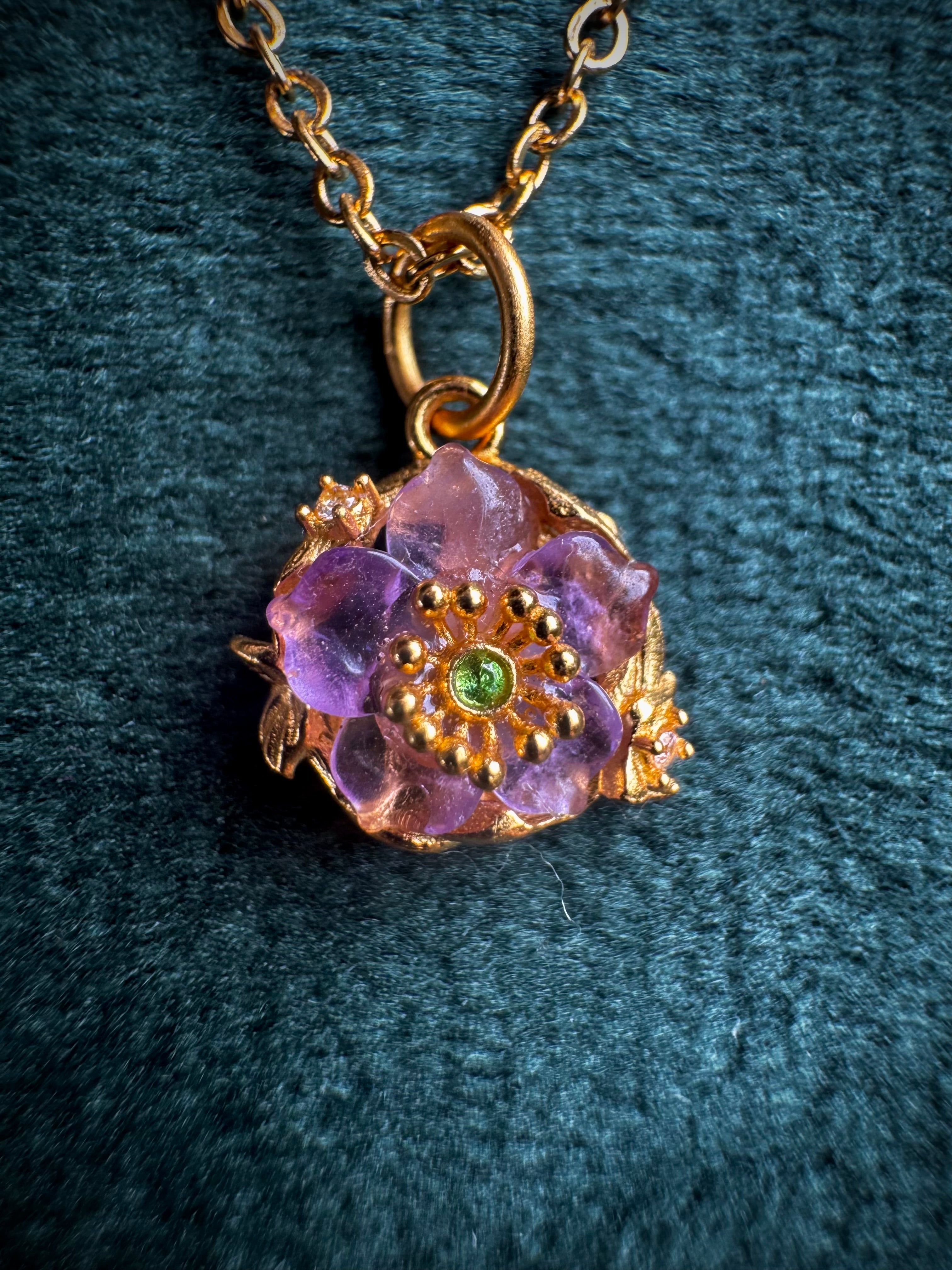 MINI Amethyst Spring Flower