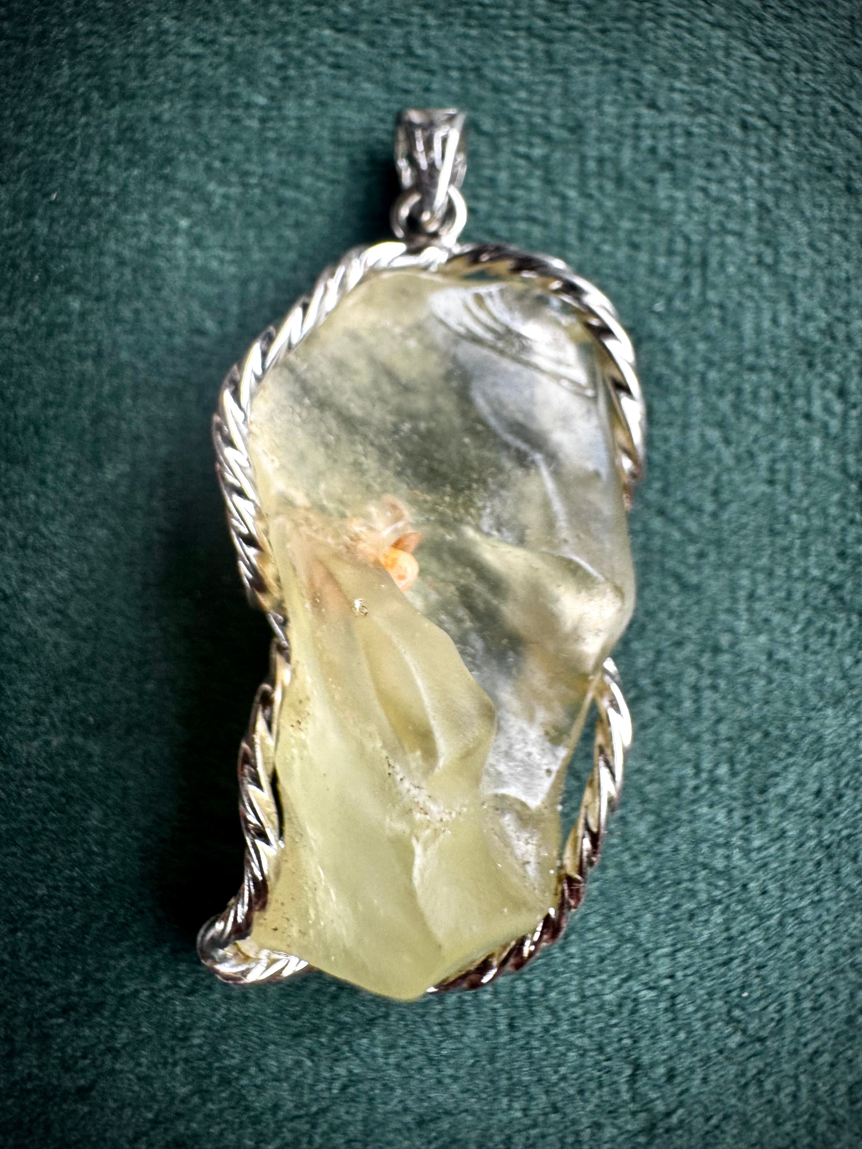 S925 Lybian desert glass