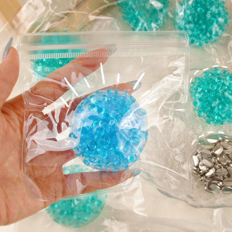 Squishy sticky toy crunchy pearl ball