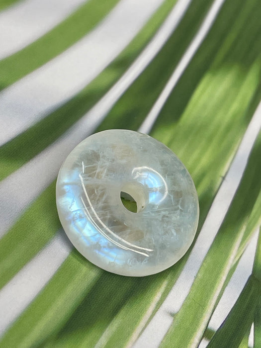 Moonstone Doughnut Pendant