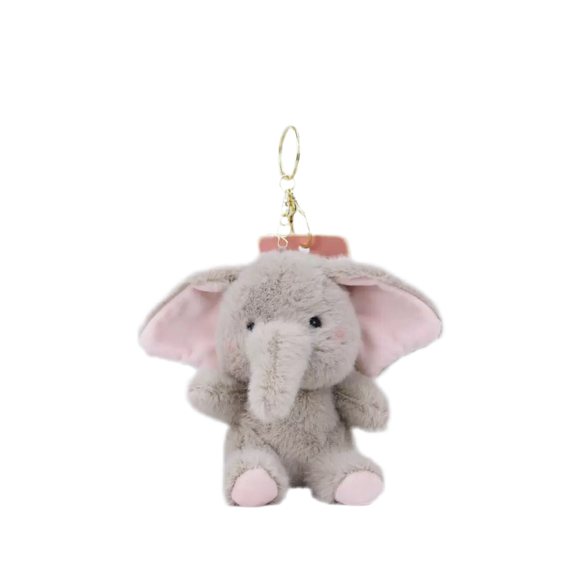 Baby Elephant Plush Keyring