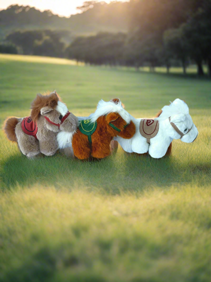 Horse Saddle Plush Keyring
