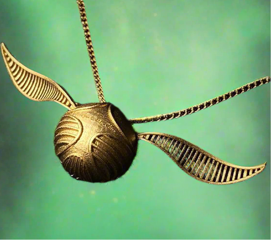 Harry Potter Golden Snitch Charm Necklace