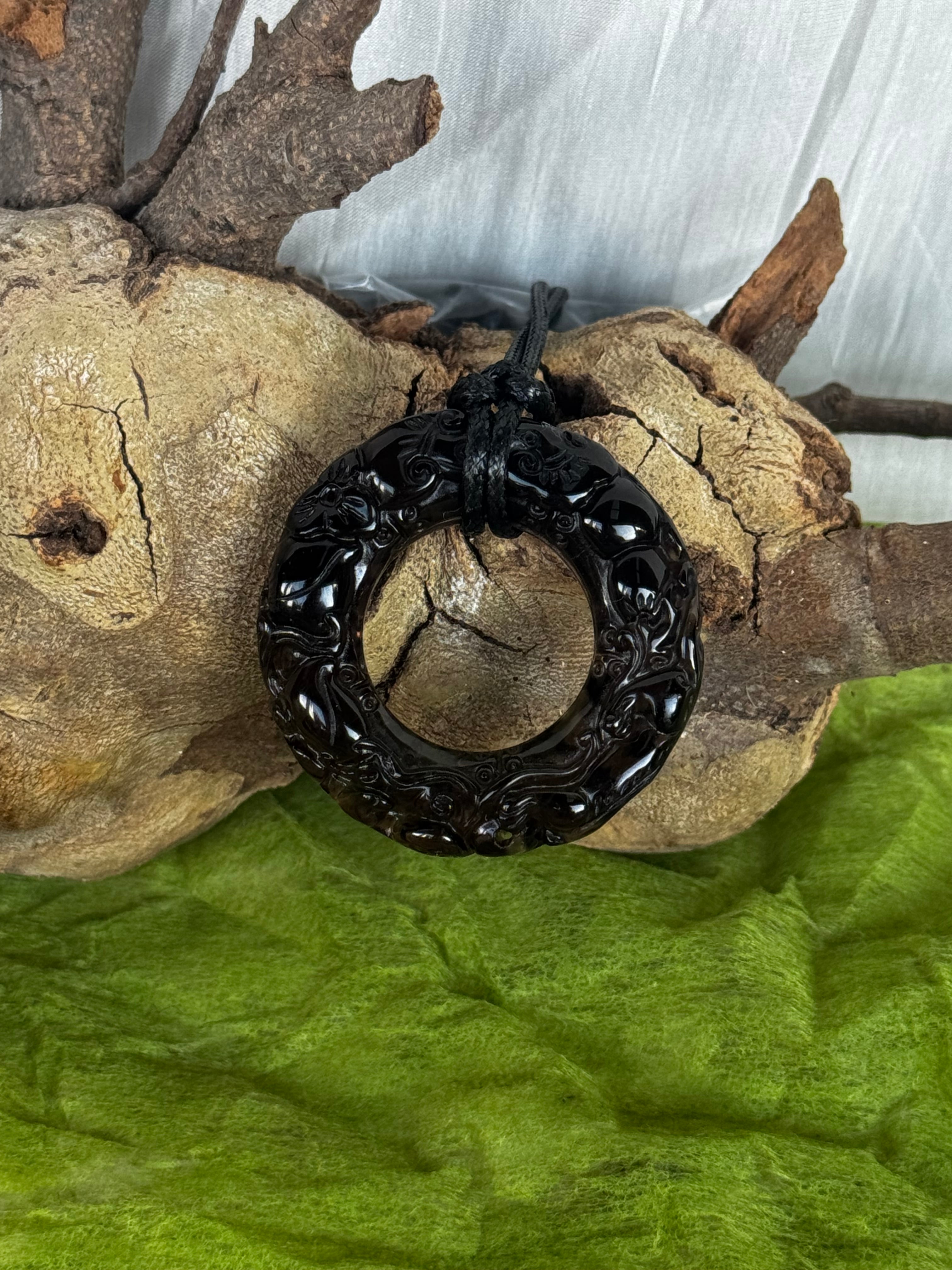 Obsidian Lotus Doughnut