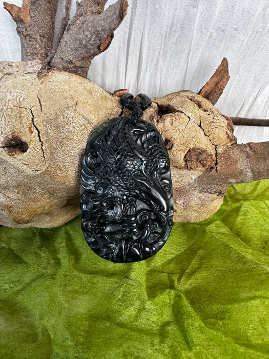 Serpentine Phoenix Pendant