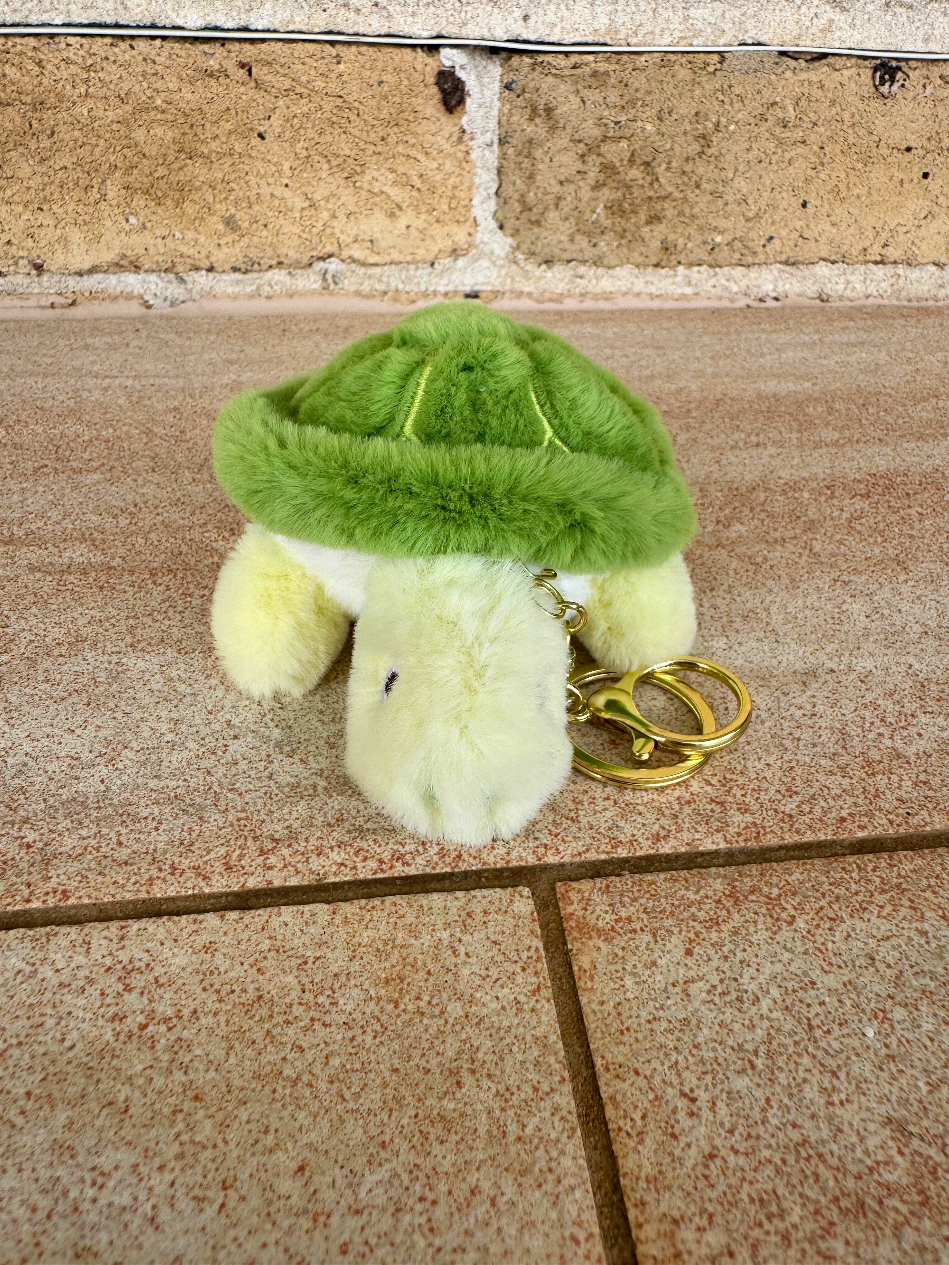 Workout Turtle Keychain