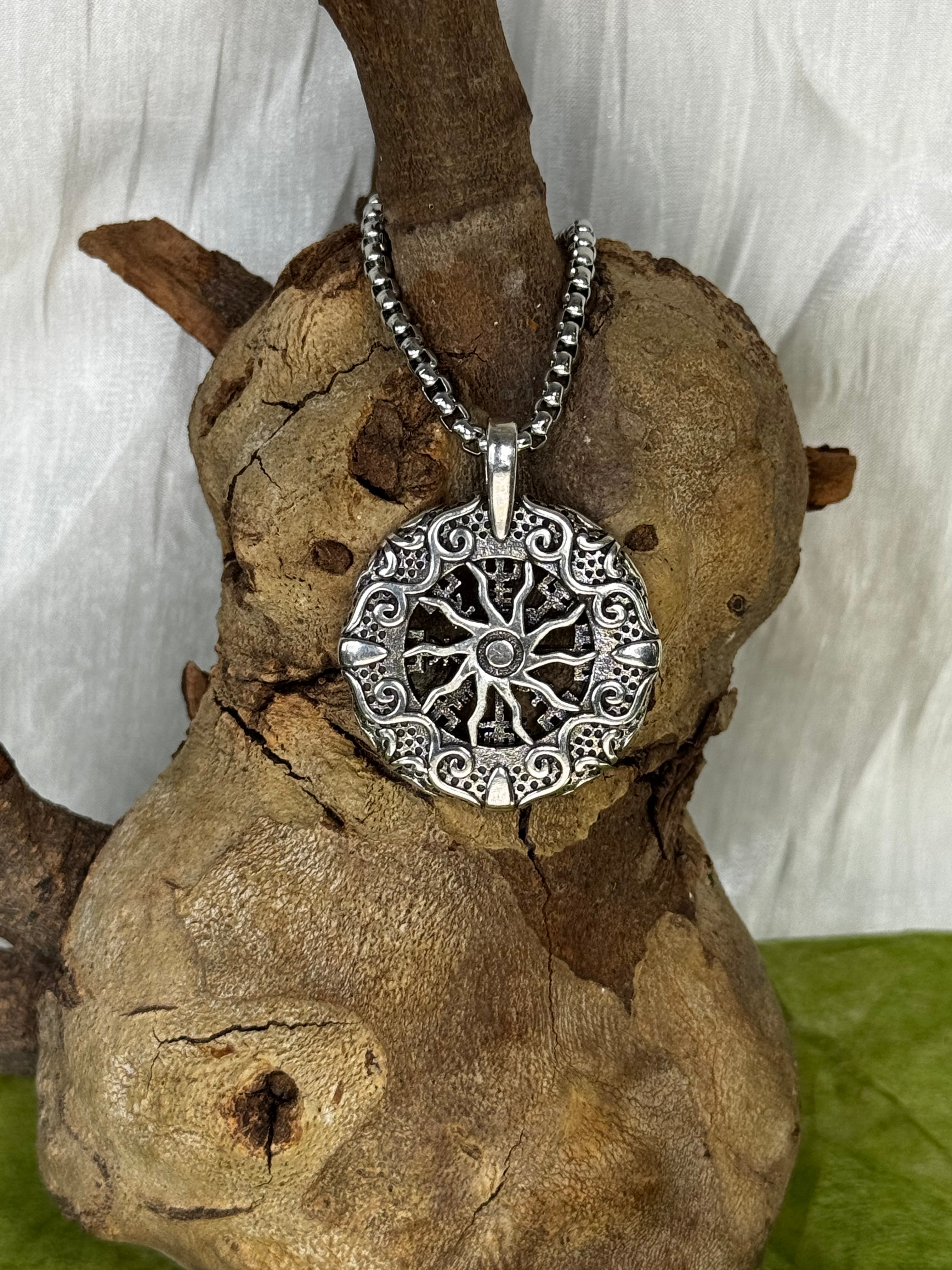 Nordic Compass stainless steel Pendant