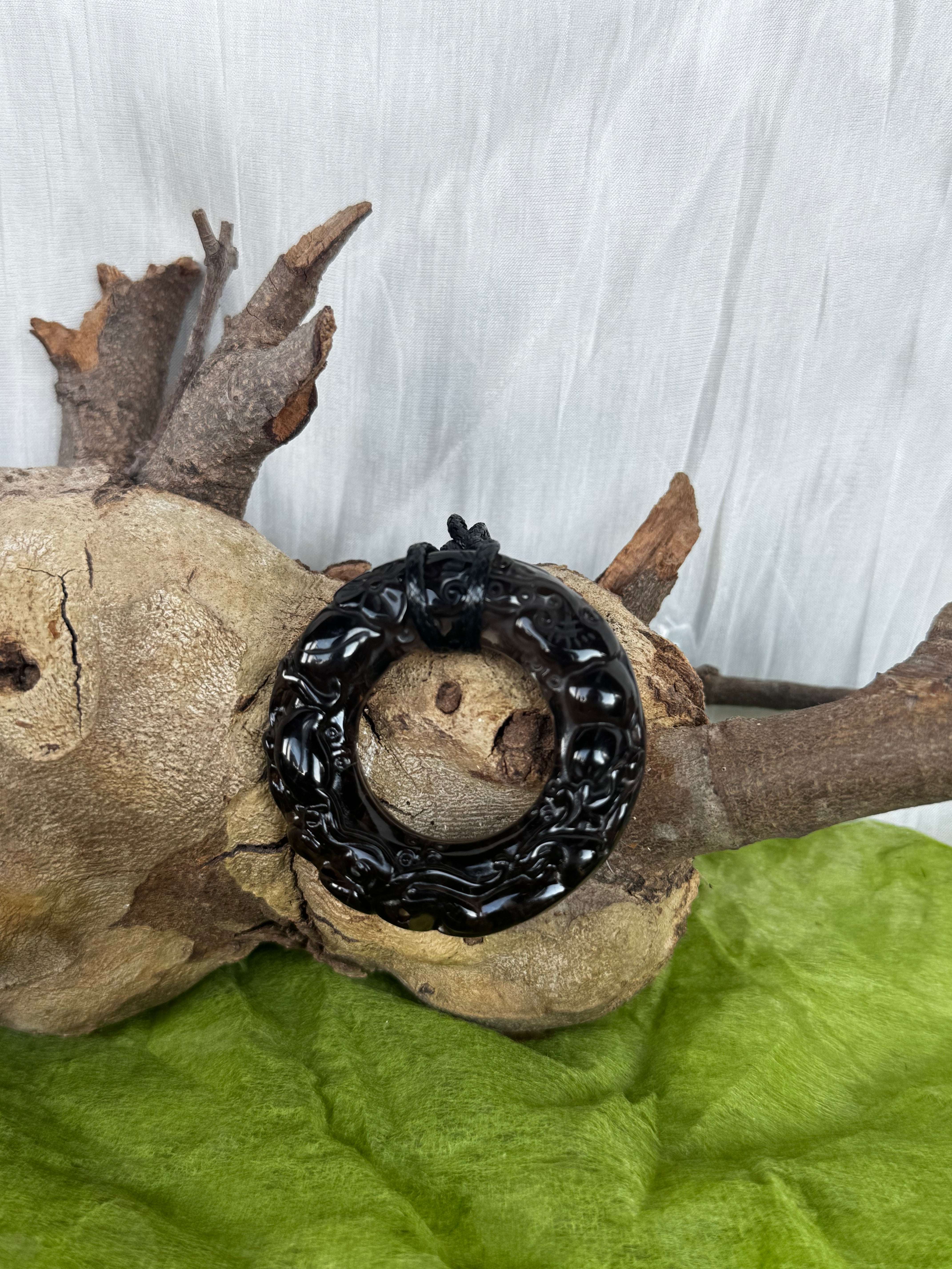 Obsidian Lotus Doughnut