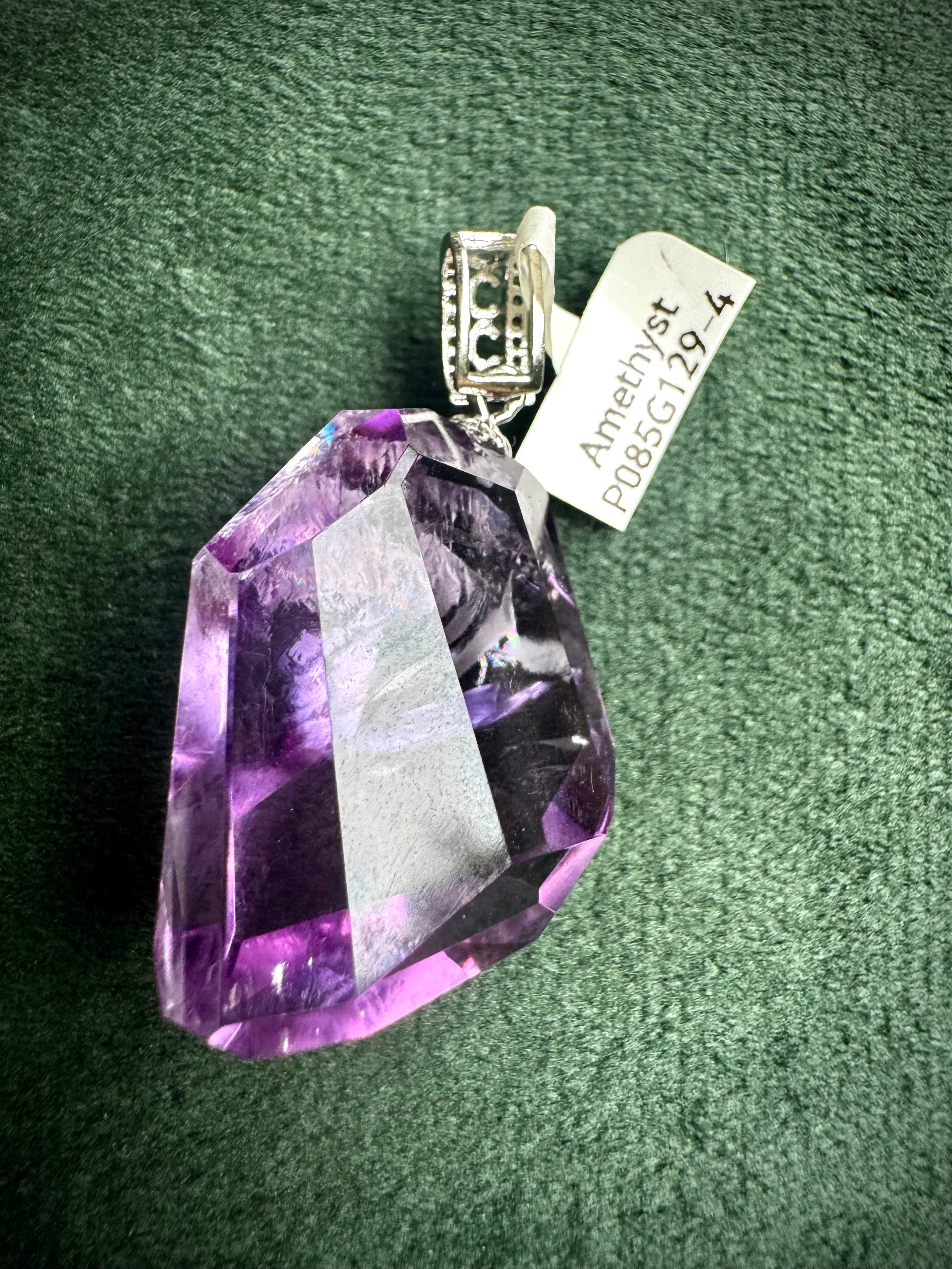 AA Grade Amethyst Pendant