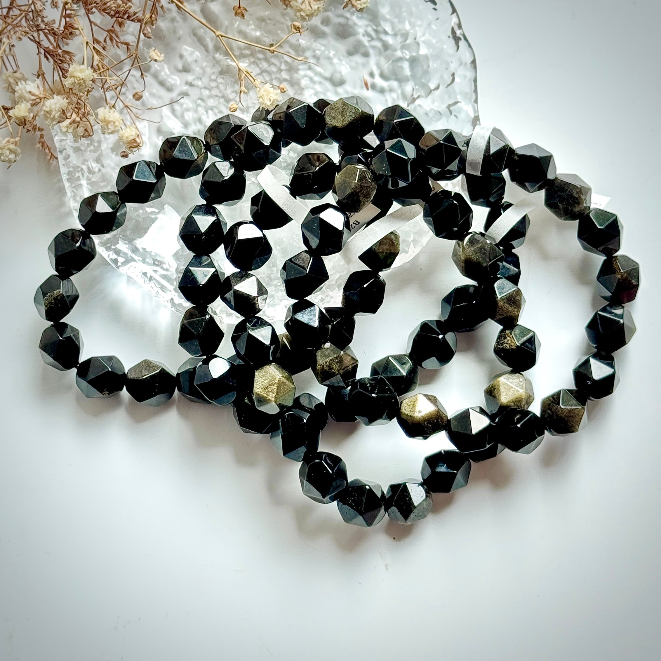 Gold Sheen Obsidian Gemstone bracelet