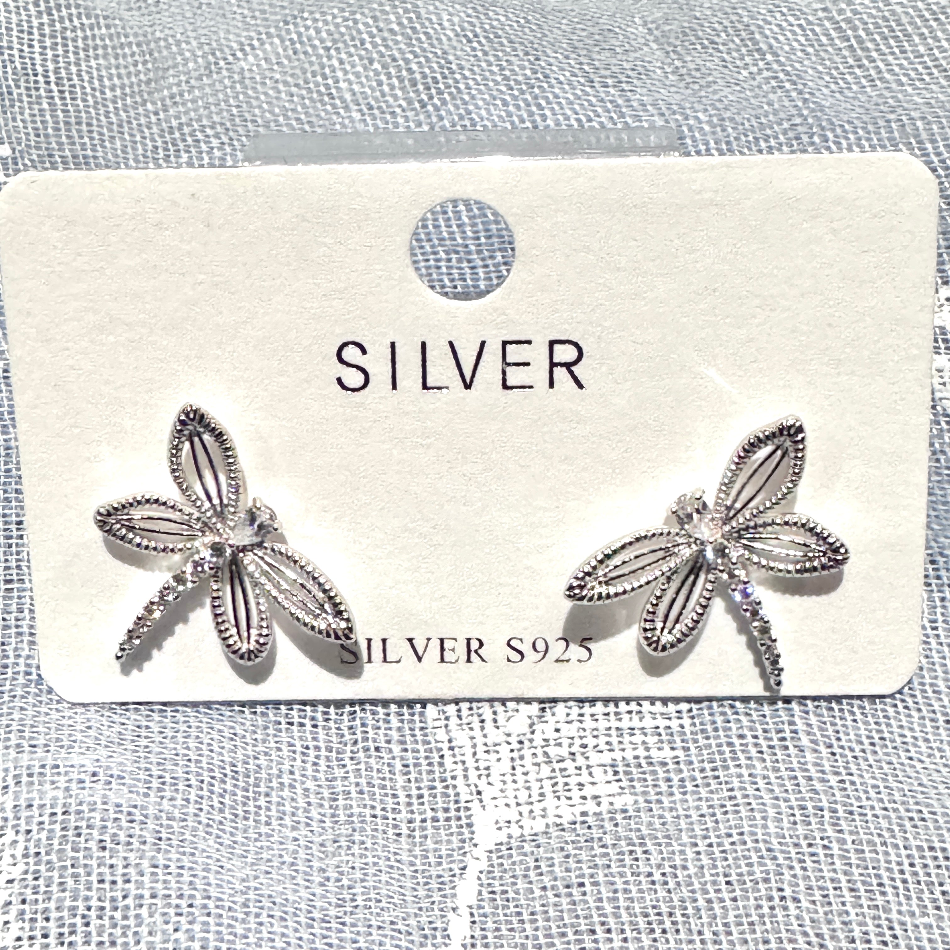 Dragonfly S925 Silver Earring