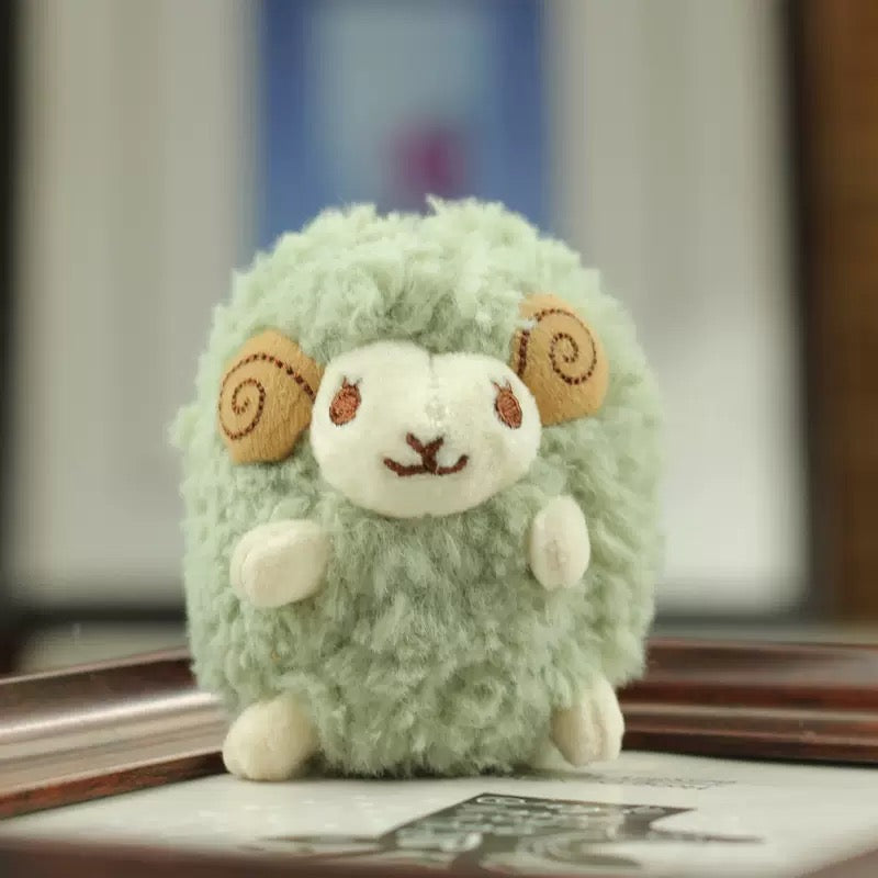 Lucky Ram Plush Keyring – Soft Cute Bag Charm 🐏
