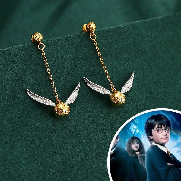 Harry Potter Gold Snitch Earring