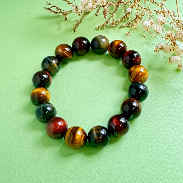 Multi Color Tiger Eyes Gemstone bracelet