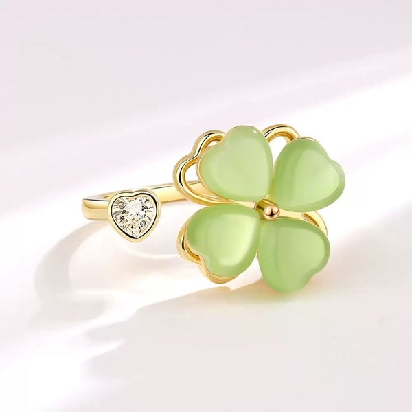 4 Leaf Clover Fidget Ring