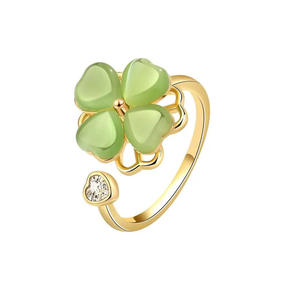 4 Leaf Clover Fidget Ring