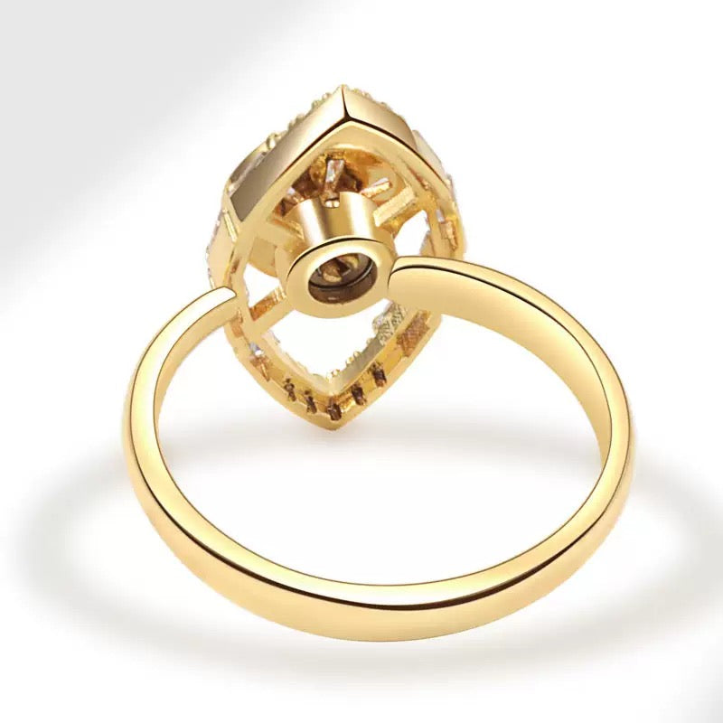 Gold Evil Eye Fidget Ring