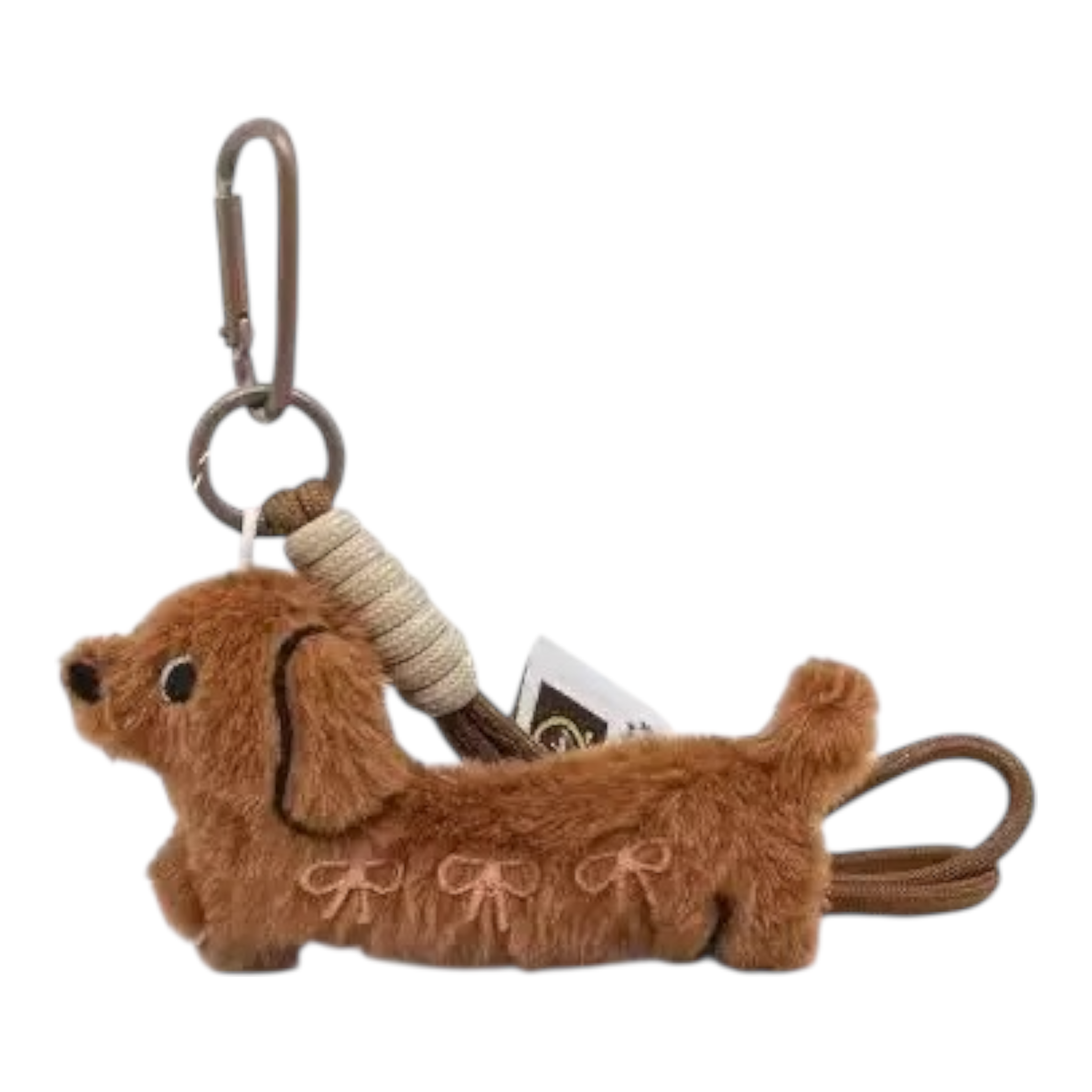 Sausage dog plushy Keyring