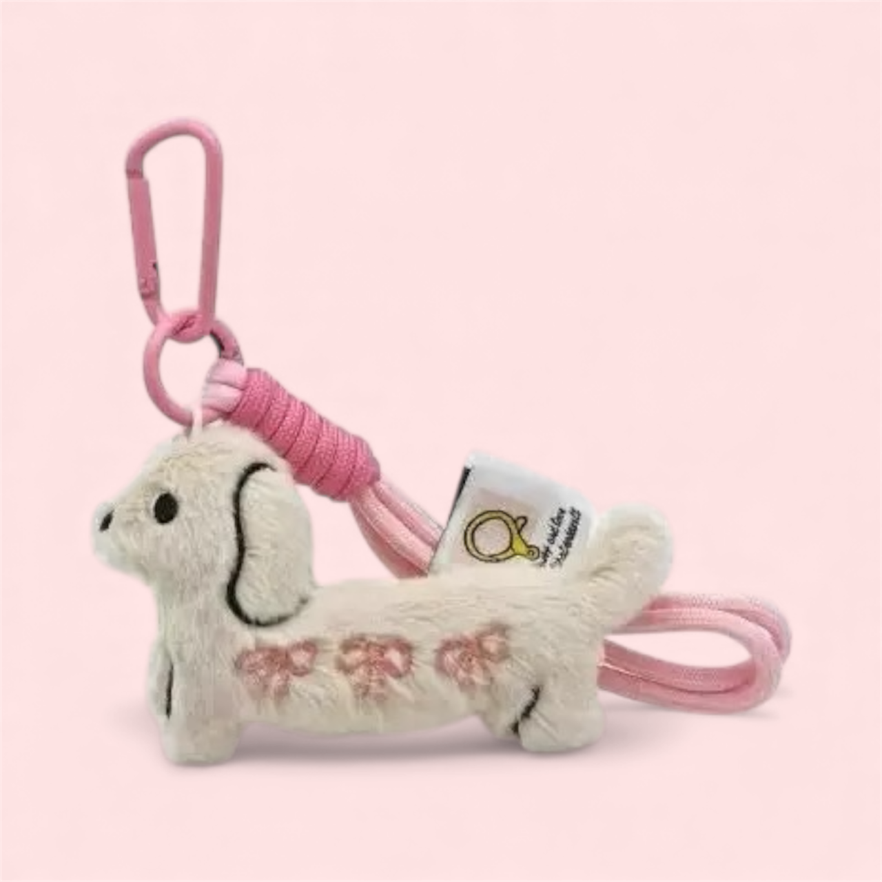 Sausage dog plushy Keyring