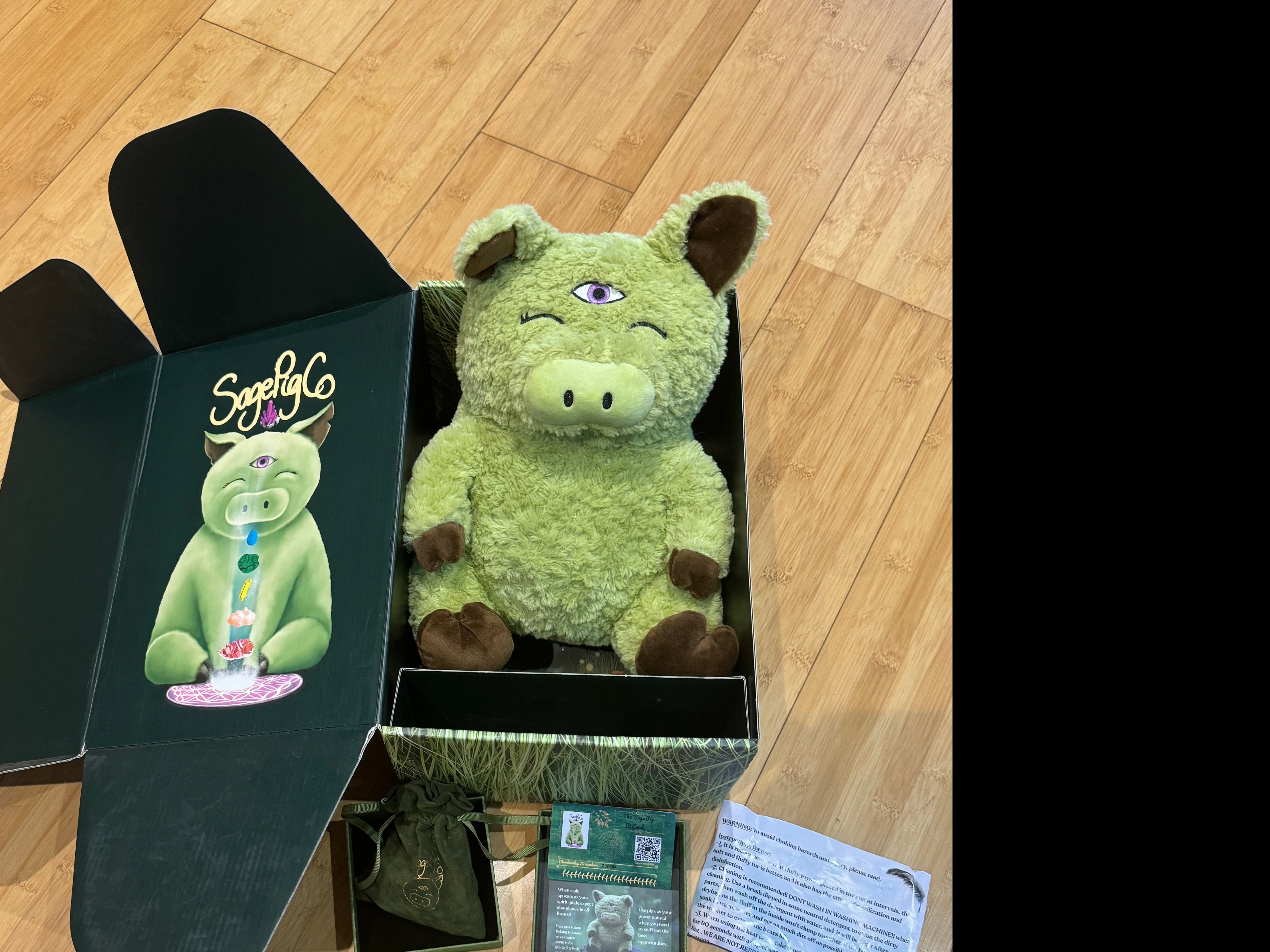 Sage Pig Plushie