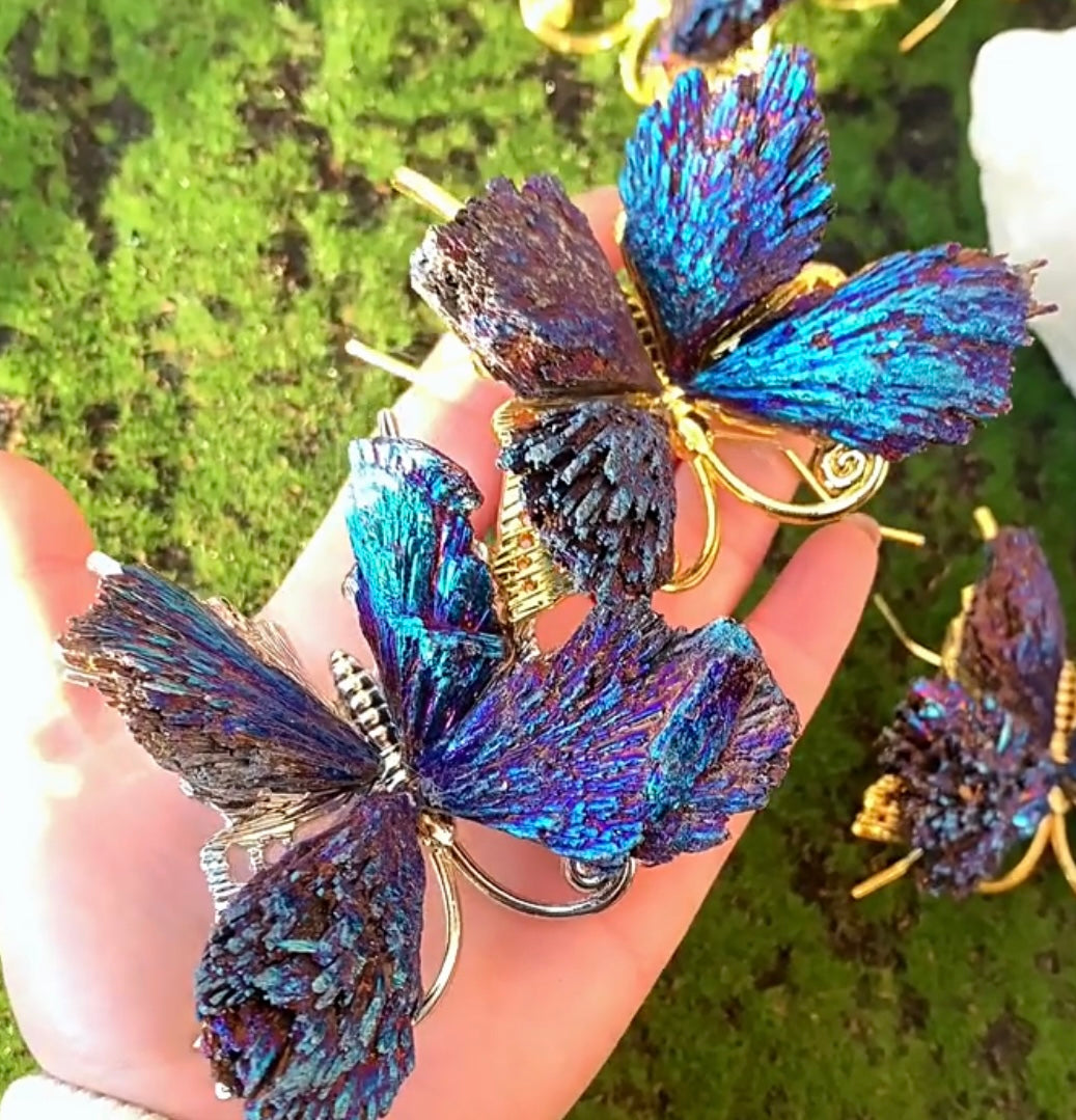 Symphony Blue Butterfly Gemstone