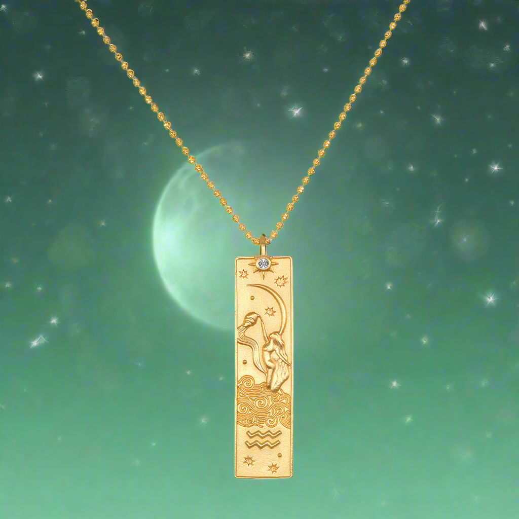 12 Zodiac Tarot Goddess Necklaces