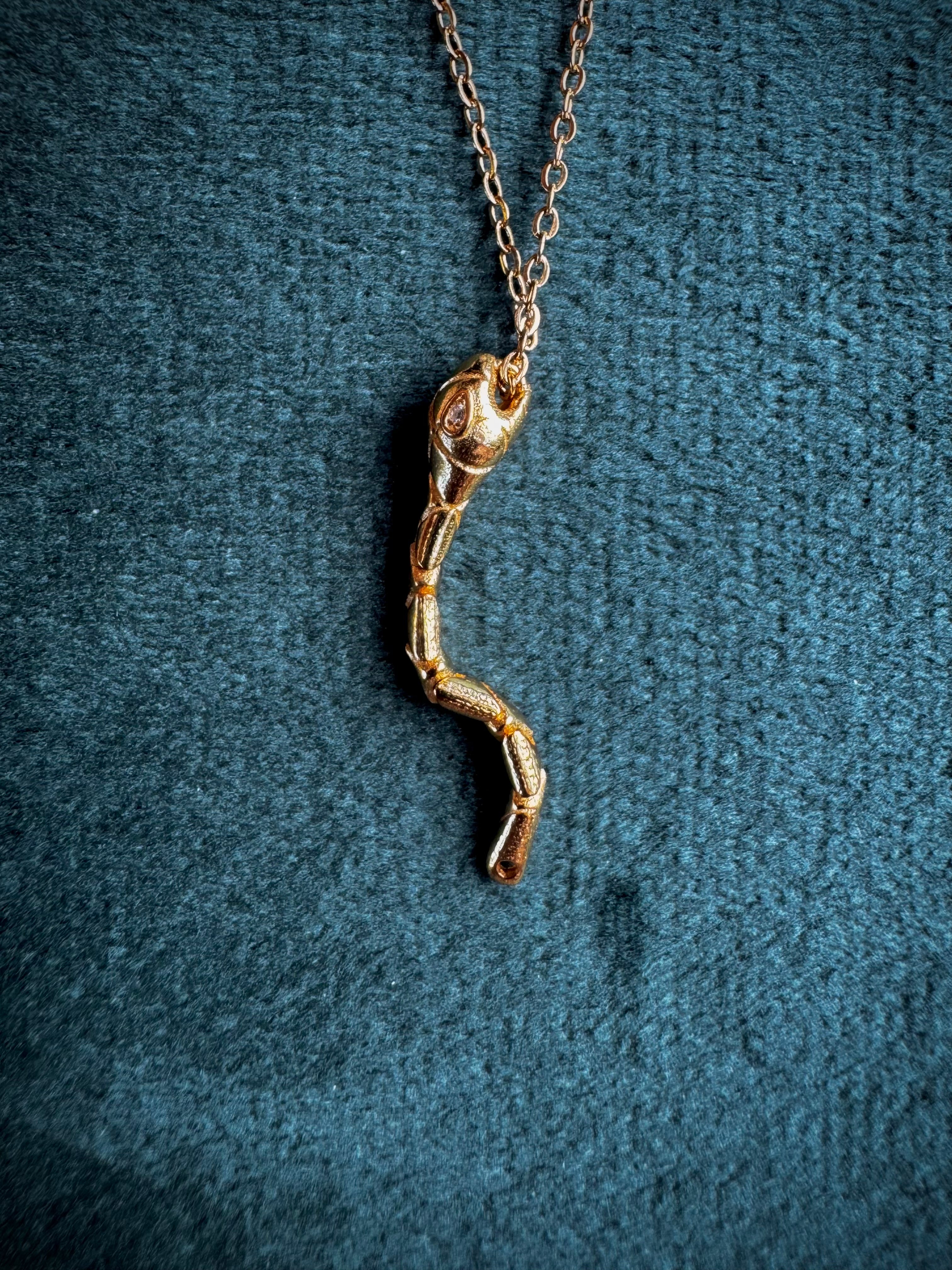 Mechanical Snake Necklace S925