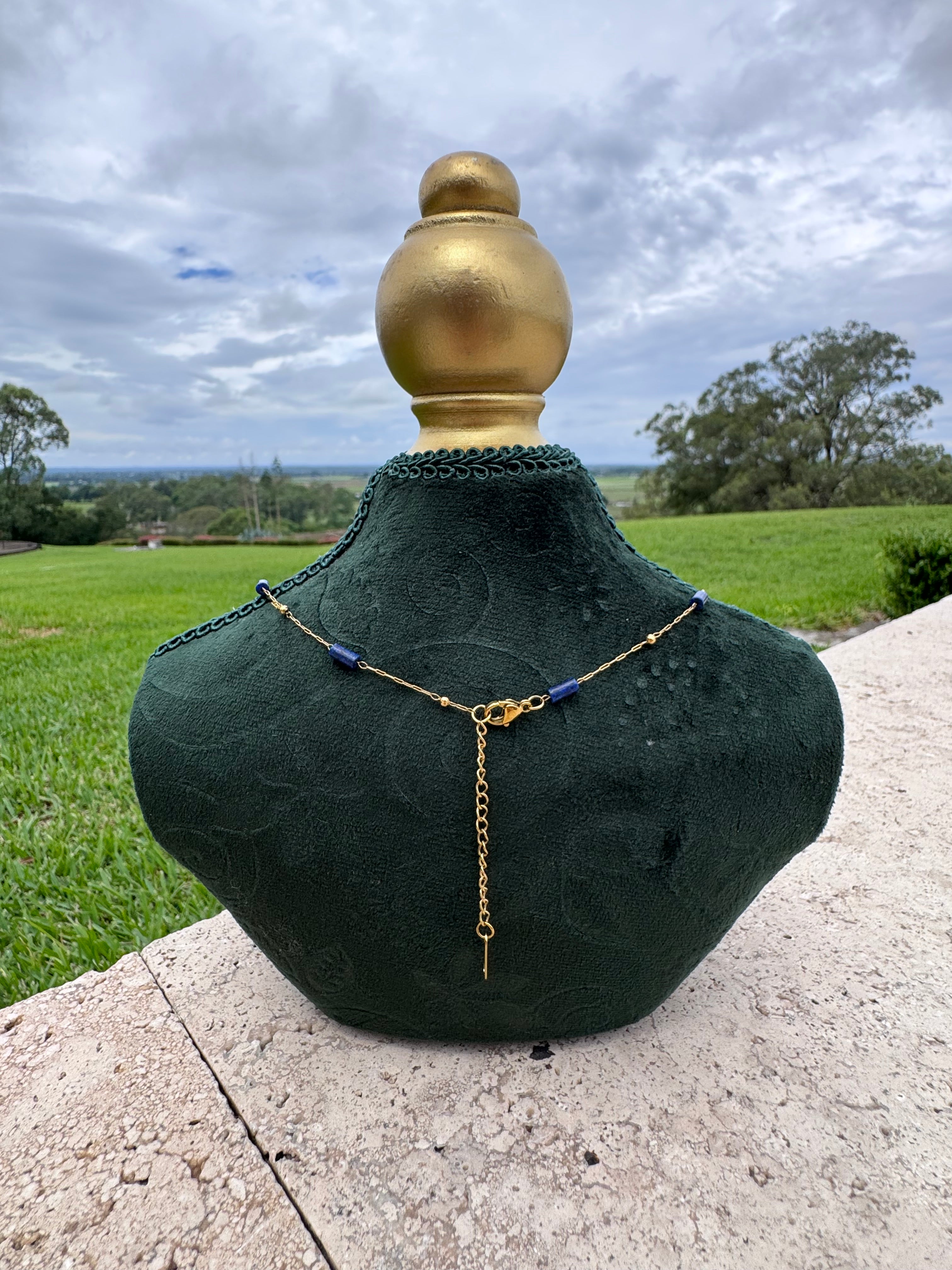 Dainty Lapis Necklace