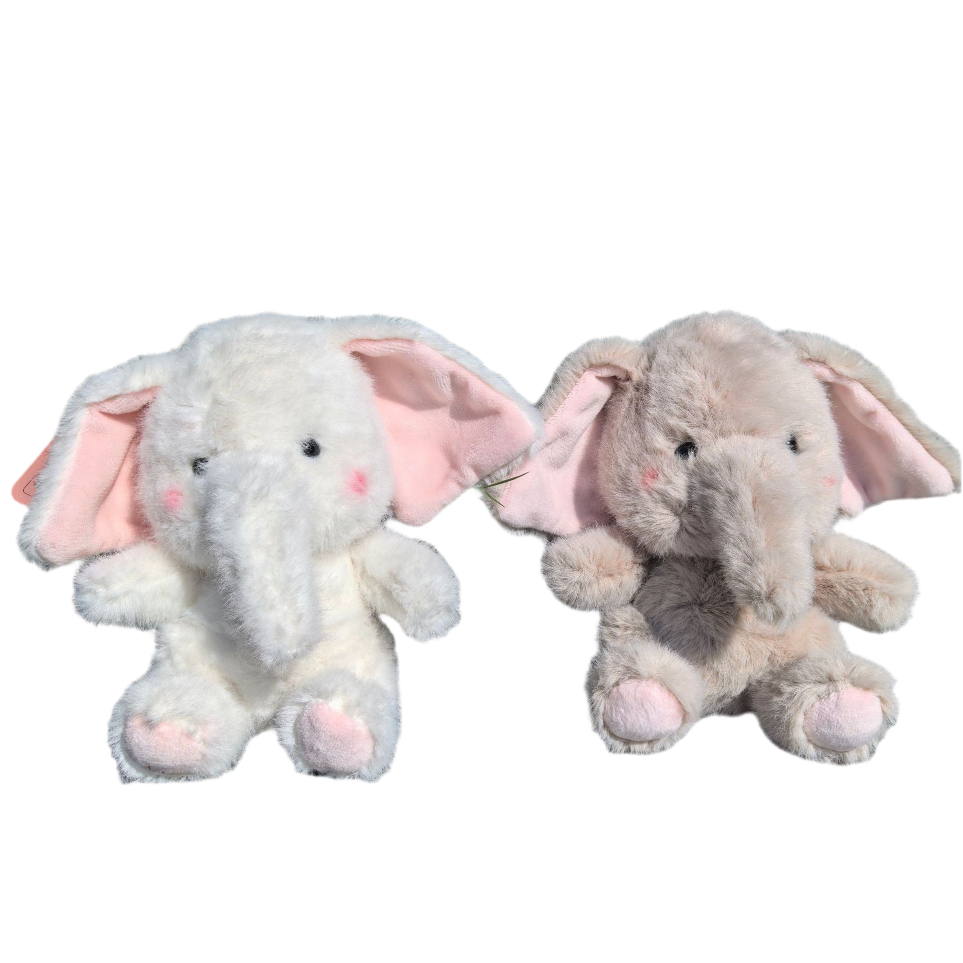 Baby Elephant Plush Keyring