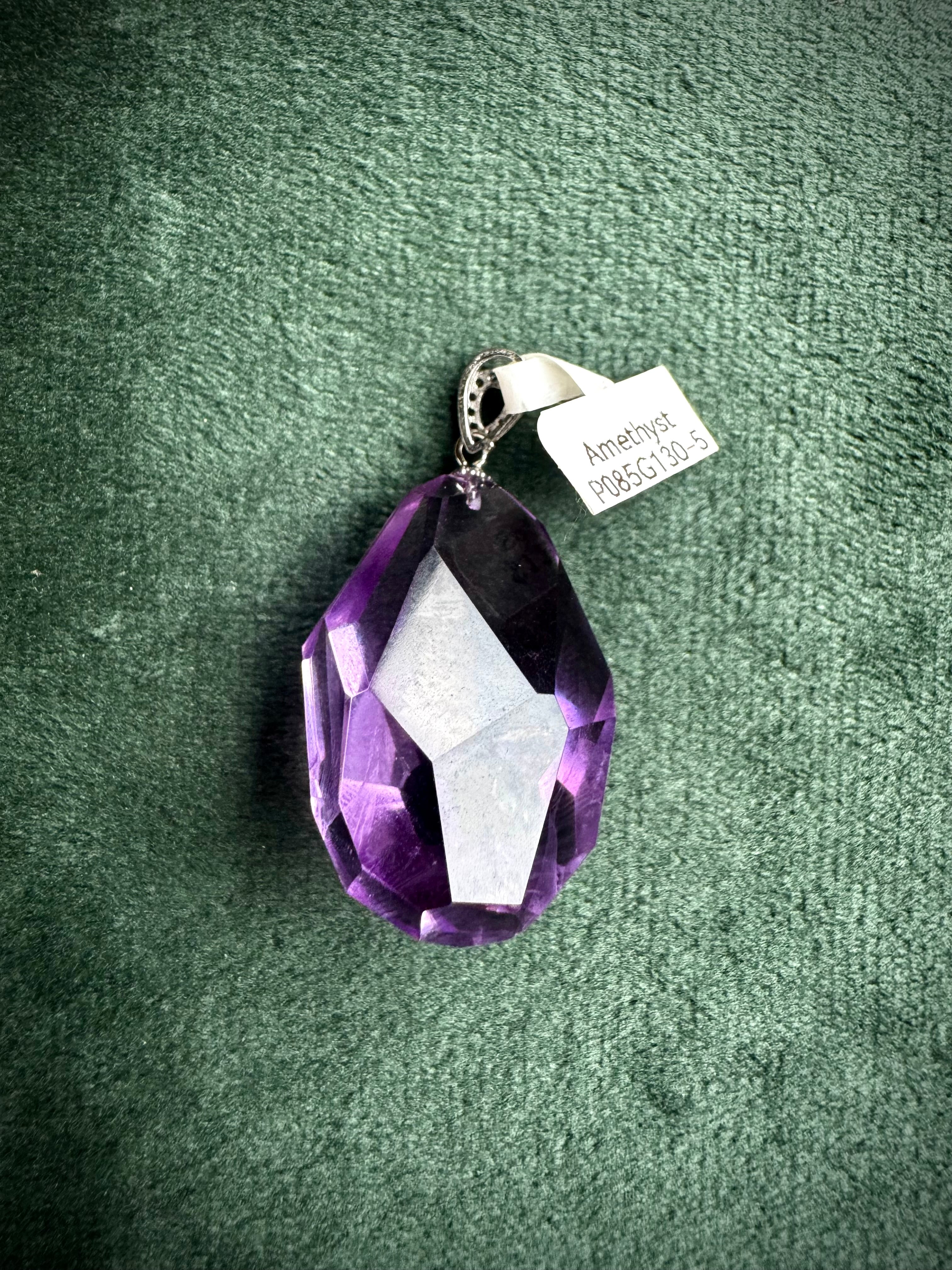 AA Grade Amethyst Pendant