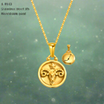 Load image into Gallery viewer, 12 Gold Zodiac and Constellation Star sign Coin Necklace
