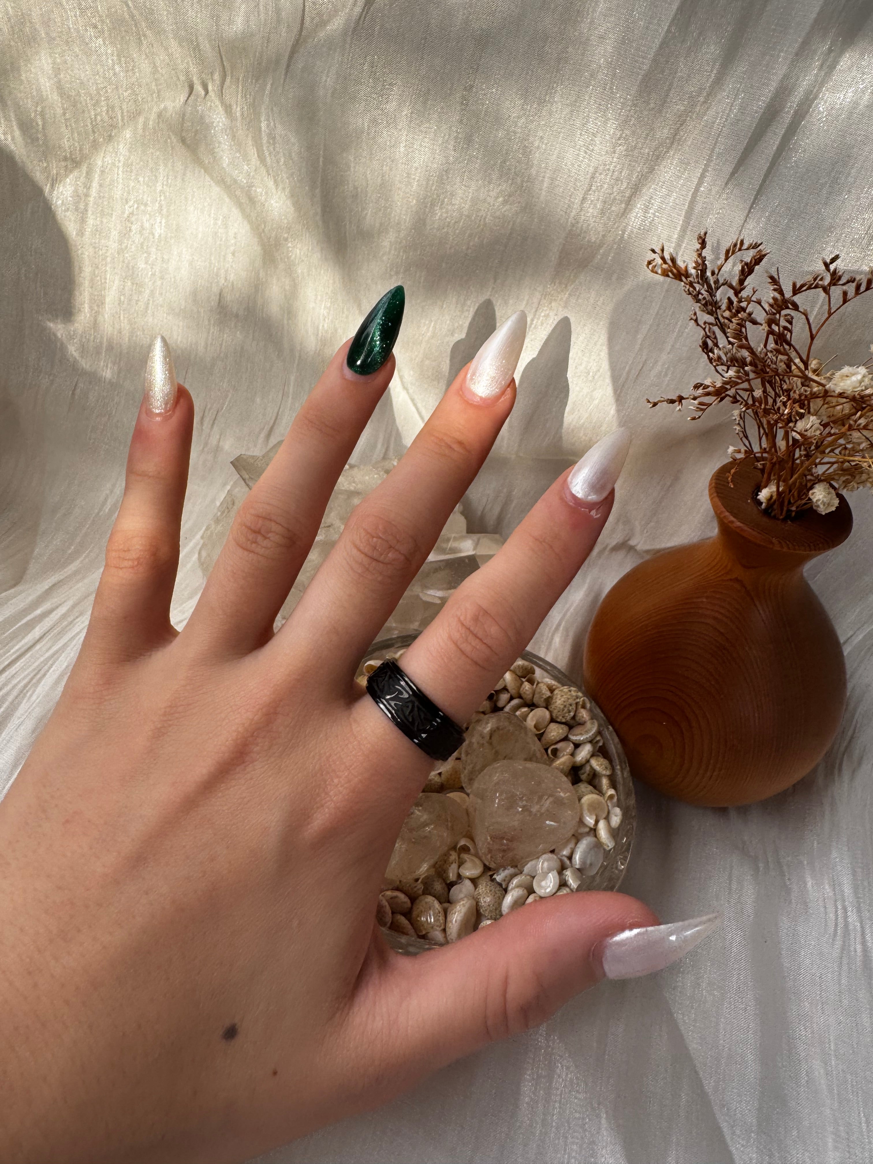 Viking fidget ring