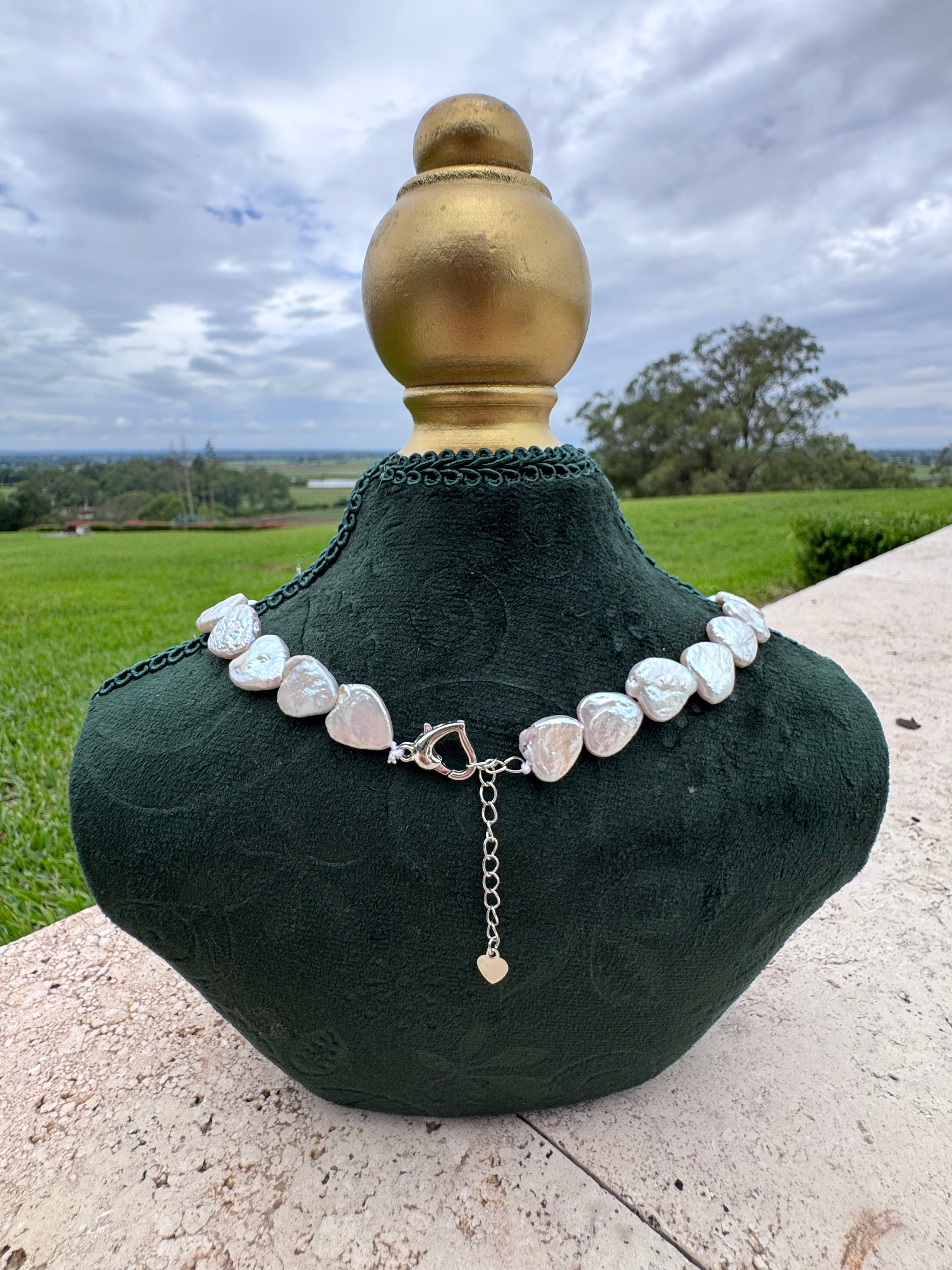 Pearl Heart Necklace