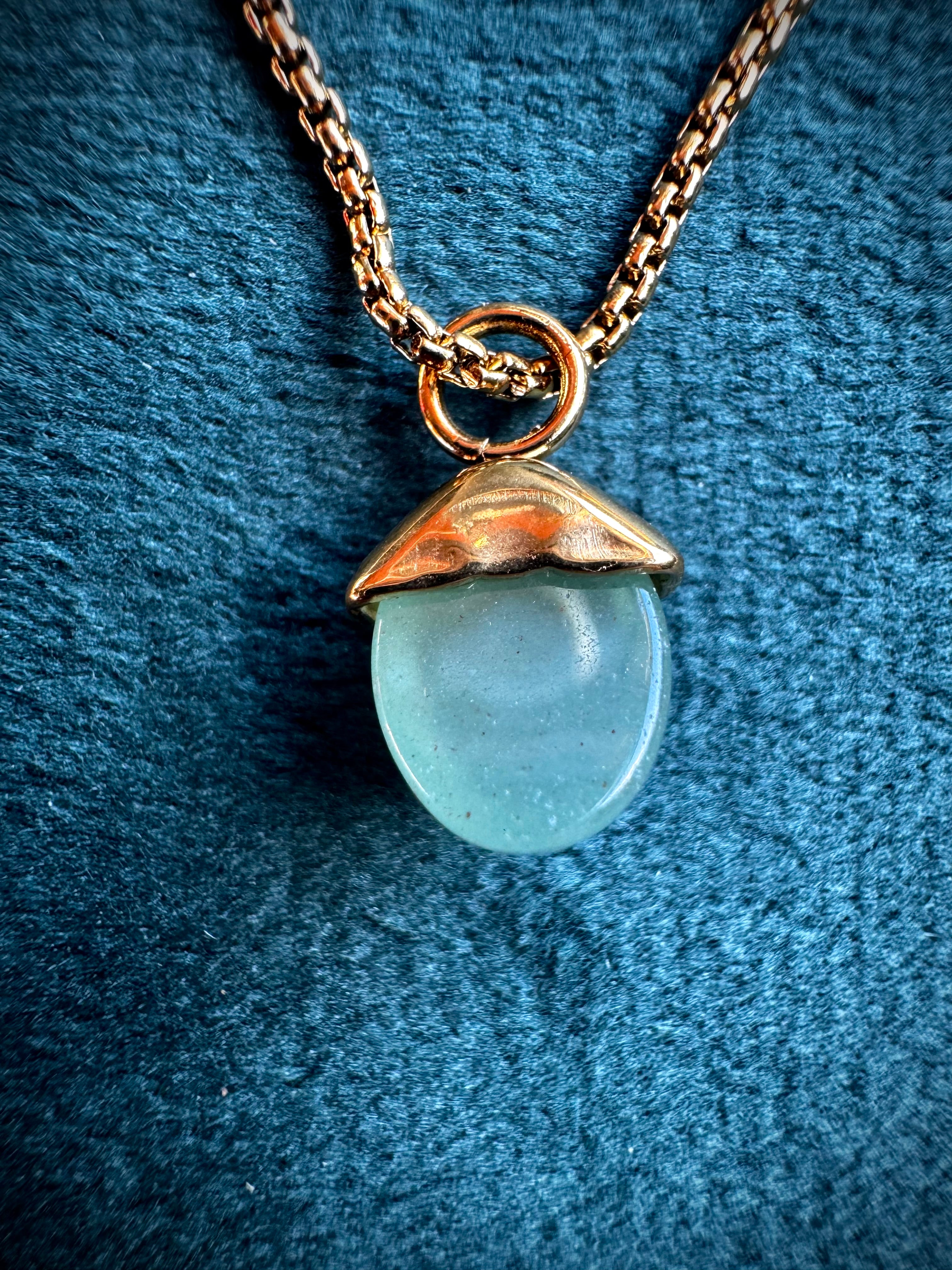 Green Aventurine Charm